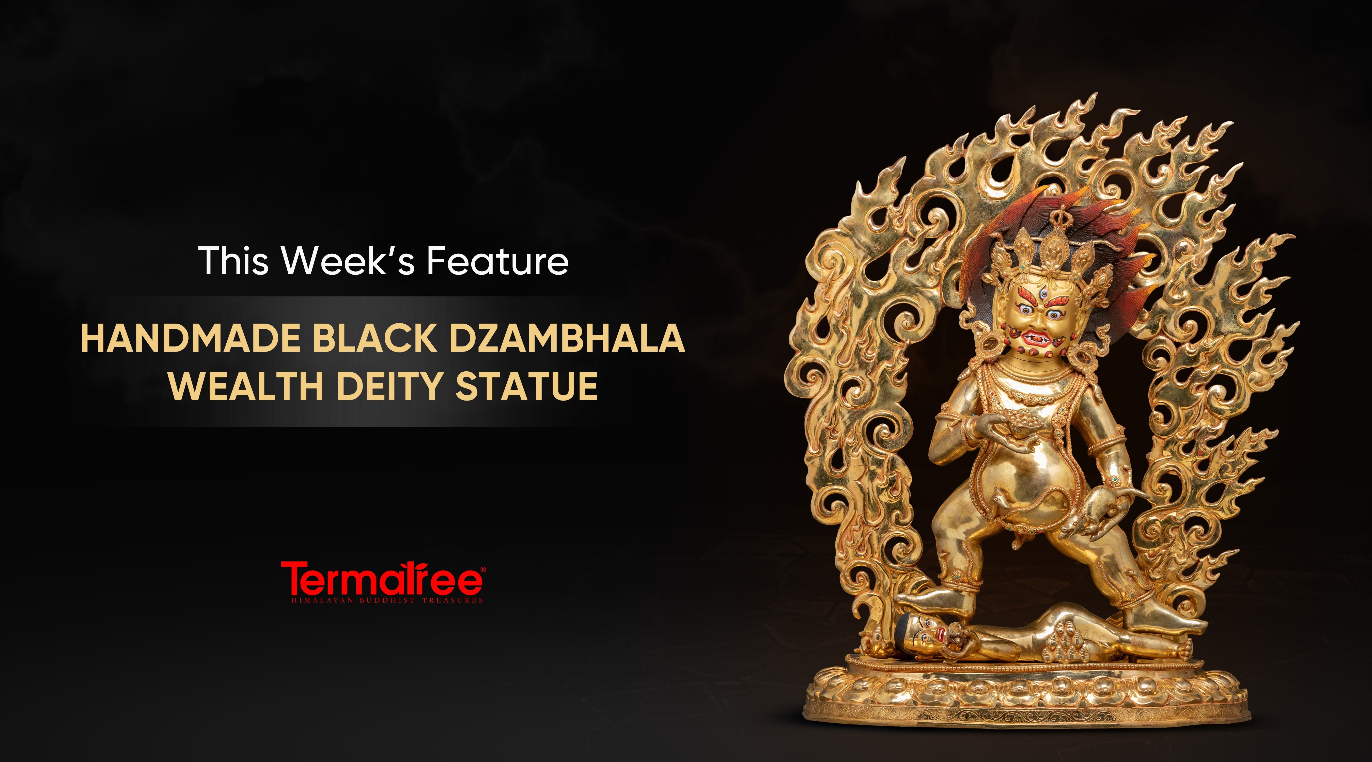 This Week’s Feature: Handmade Black Dzambhala Wealth Deity Statue