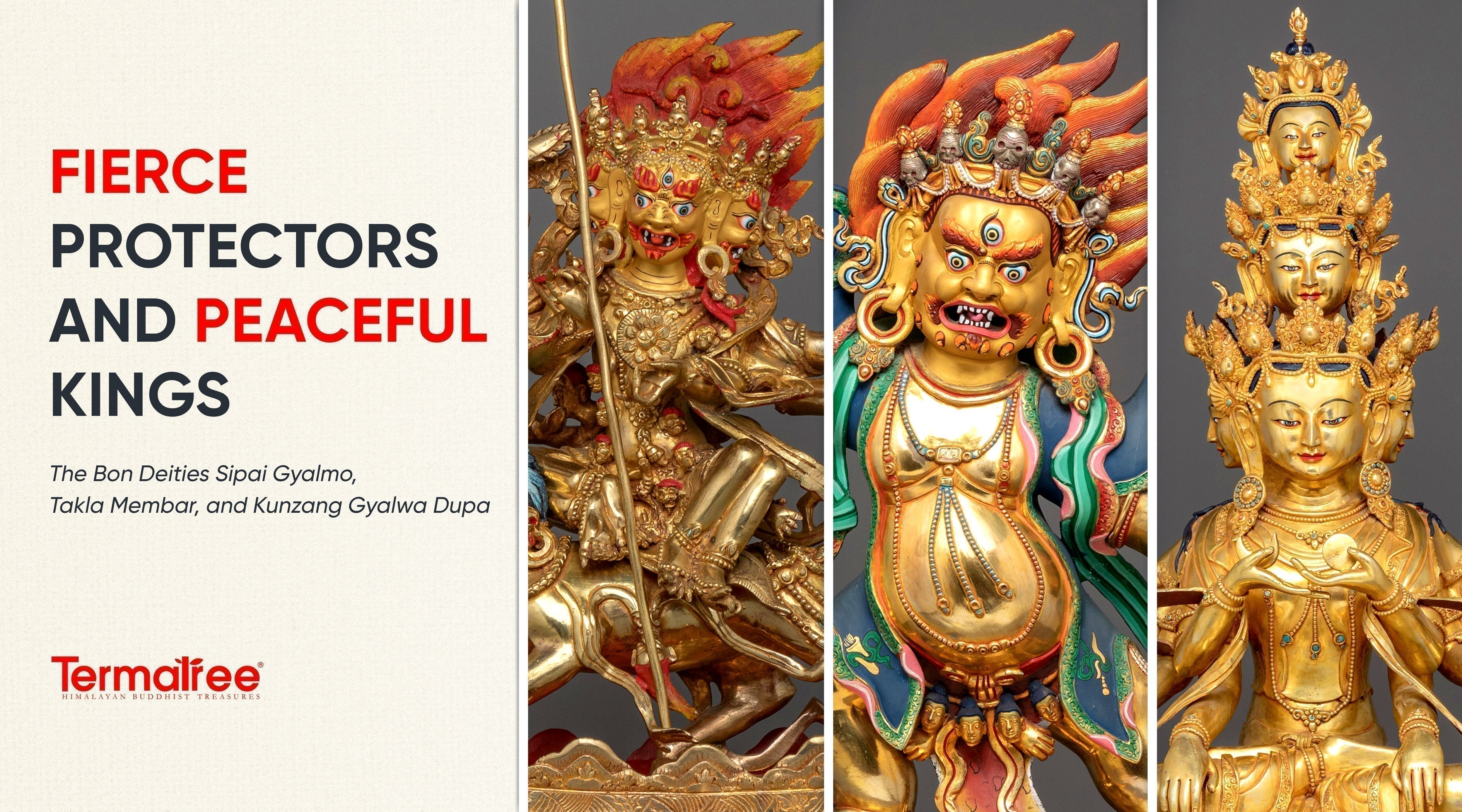 Fierce Protectors and Peaceful Kings: The Bon Deities Sipai Gyalmo, Takla Membar, and Kunzang Gyalwa Dupa