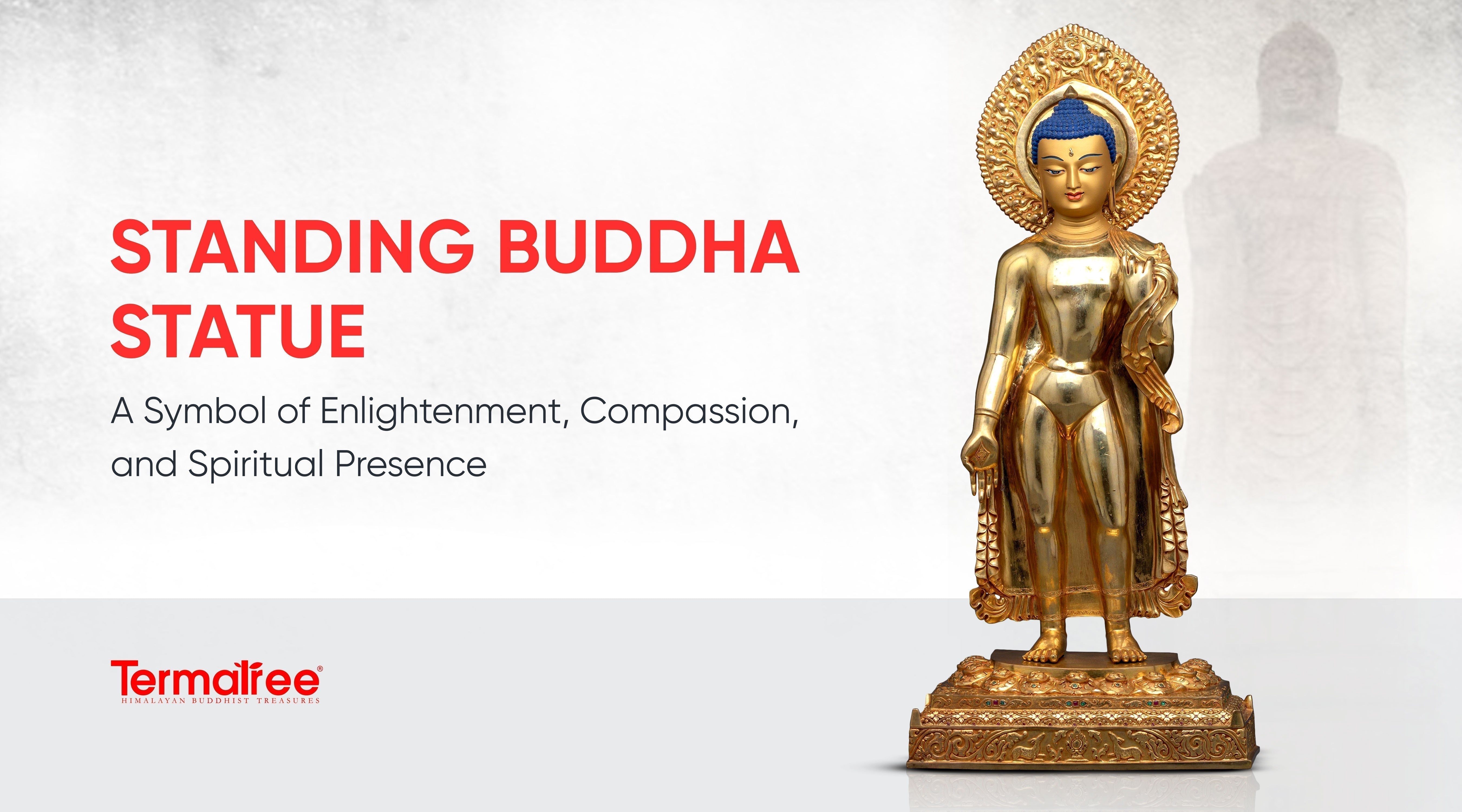 Standing Buddha Statue: A Symbol of Enlightenment, Compassion, and Spiritual Presence