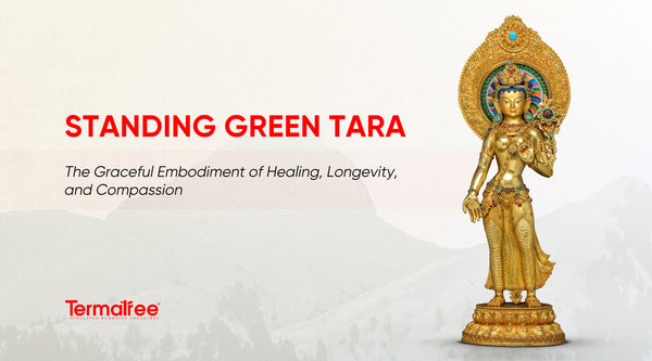 Standing Green Tara: The Dynamic Protector of Compassion and Courage