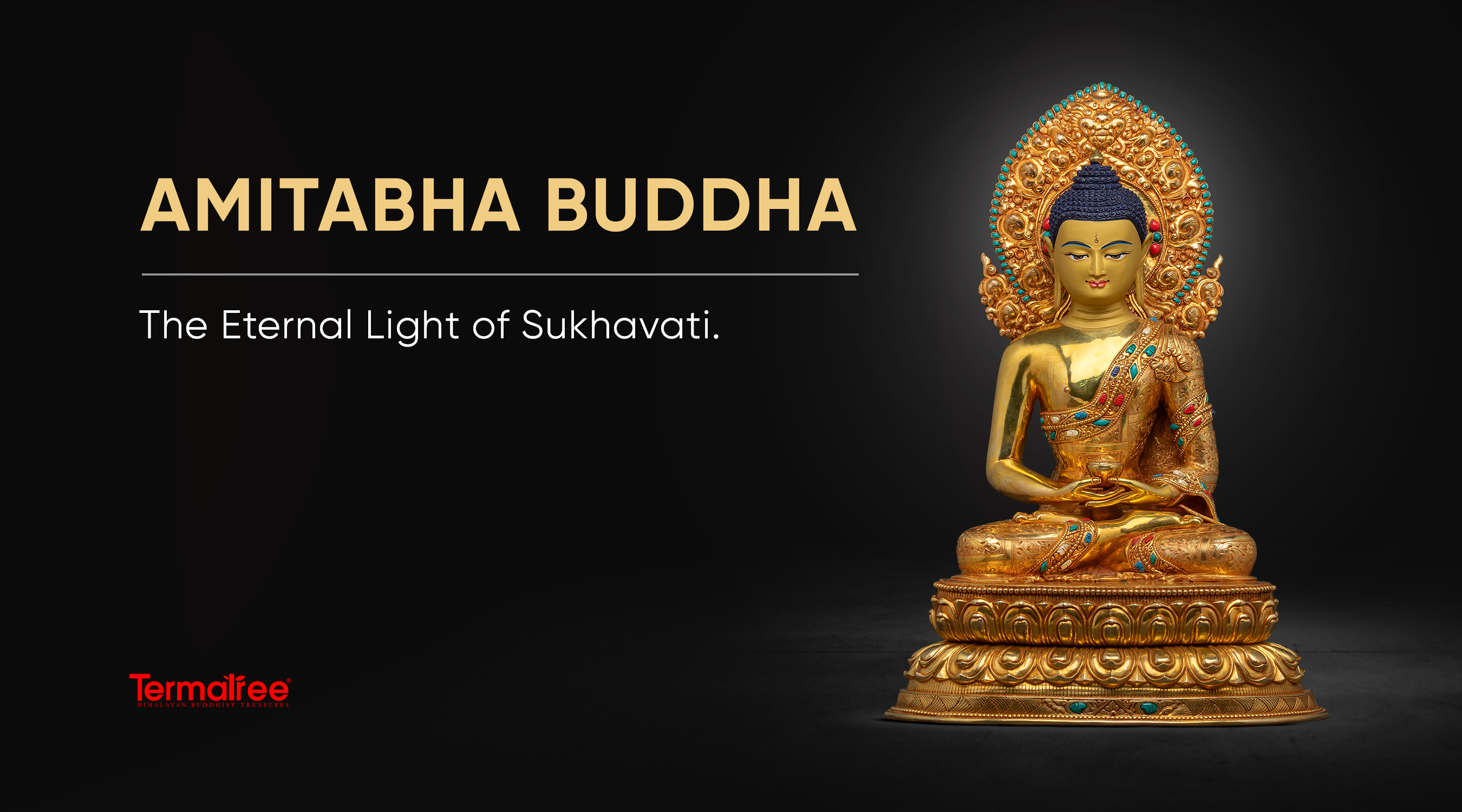 Amitabha Buddha Divine Peace Statue