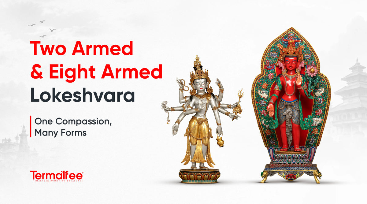 Two-Armed and Eight-Armed Lokeshvara: One Compassion, Many Manifestations