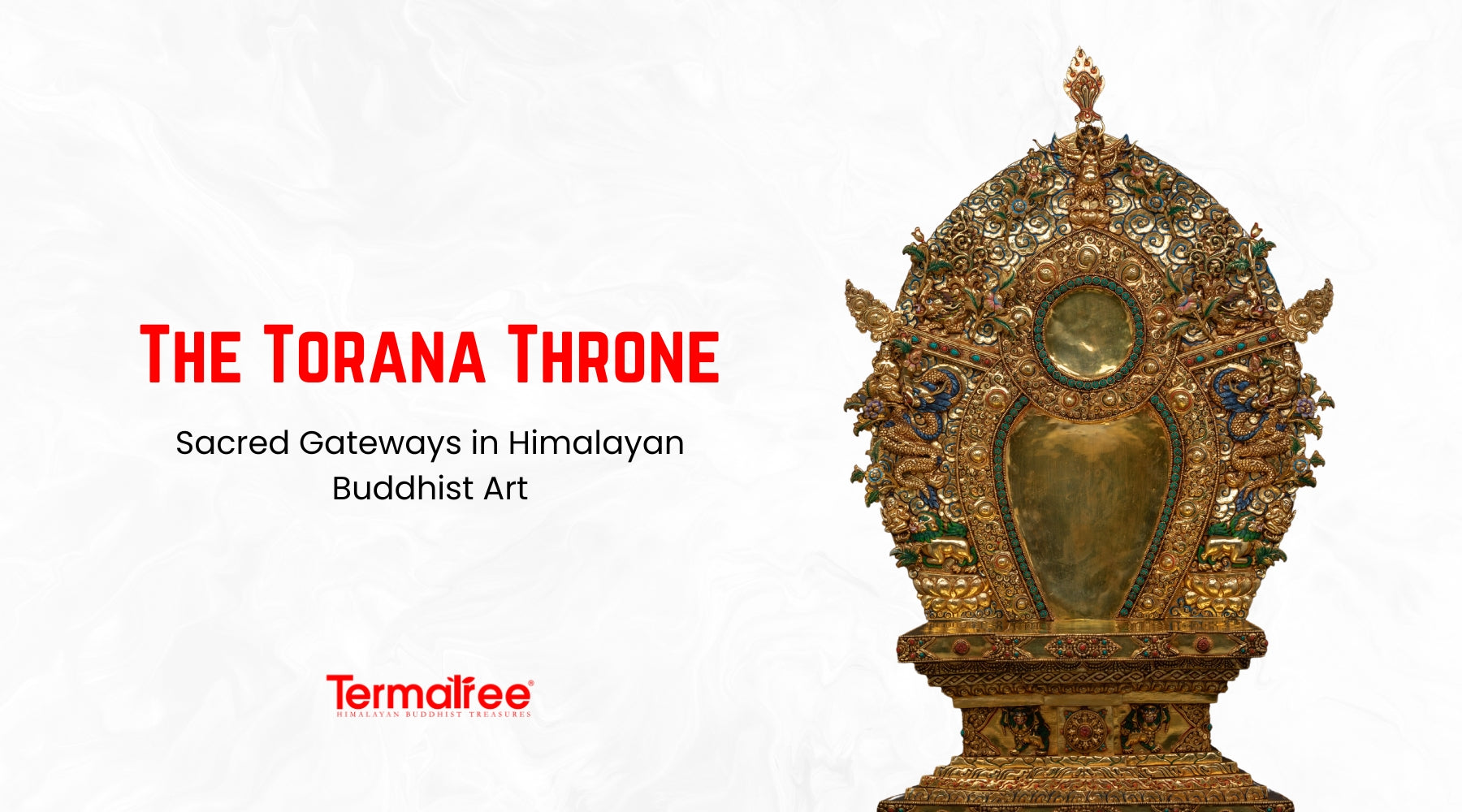 Inside the intricate cosmos of Himalayan Buddhist sculpture, very few items have the architectural and symbolic magnitude that the Torana throne possesses. 