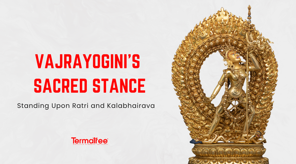 Vajrayogini's Sacred Stance: Standing Upon Ratri and Kalabhairava