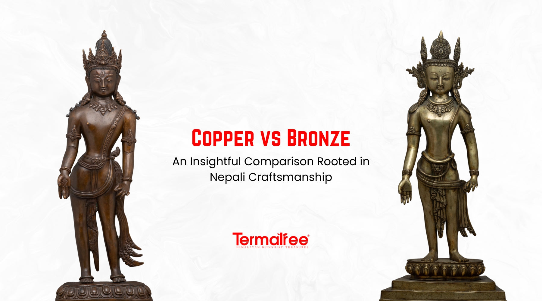 Copper and bronze, two metals revered both historically and culturally, have made up the foundational metal works of sculpture traditions in Nepal.