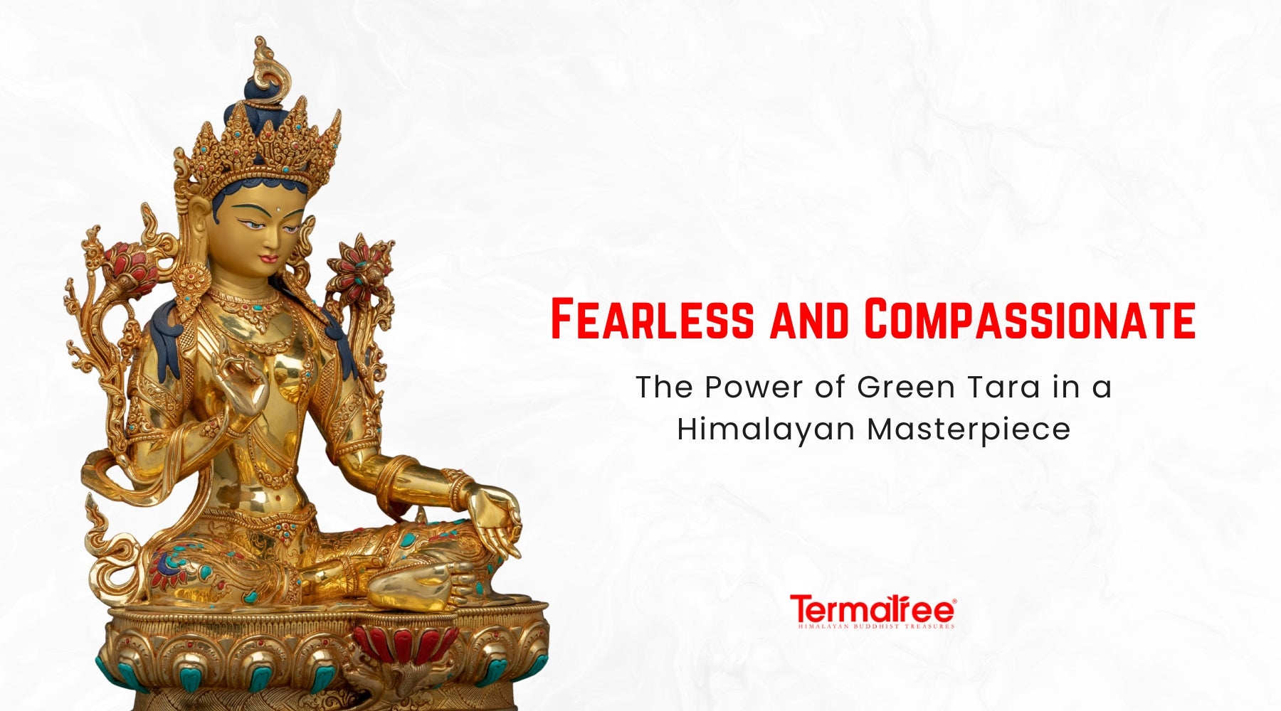 Green Tara is more than an image of enlightened activity in the sacred Himalayan tradition of Tibetan Buddhism. 