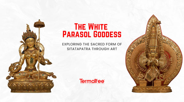 Sitatapatra, or Dukar in Tibetan, is among the few deities within the immense multitude of Vajrayana Buddhism who contain the qualities of ferocity and gentleness so neatly.