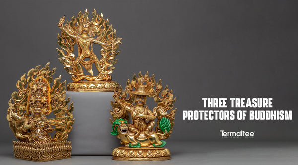 The Mystical  Three Treasure Protectors: Ekajati, Rahula, and Dorje Legpa