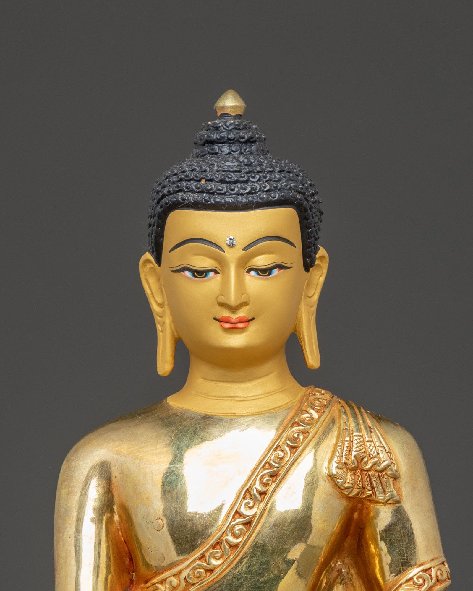 Handcrafted Serene Statue of Buddha Shakyamuni | Gautama Buddha Sculpture
