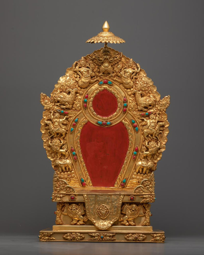 Prajnaparamita Statue on Throne