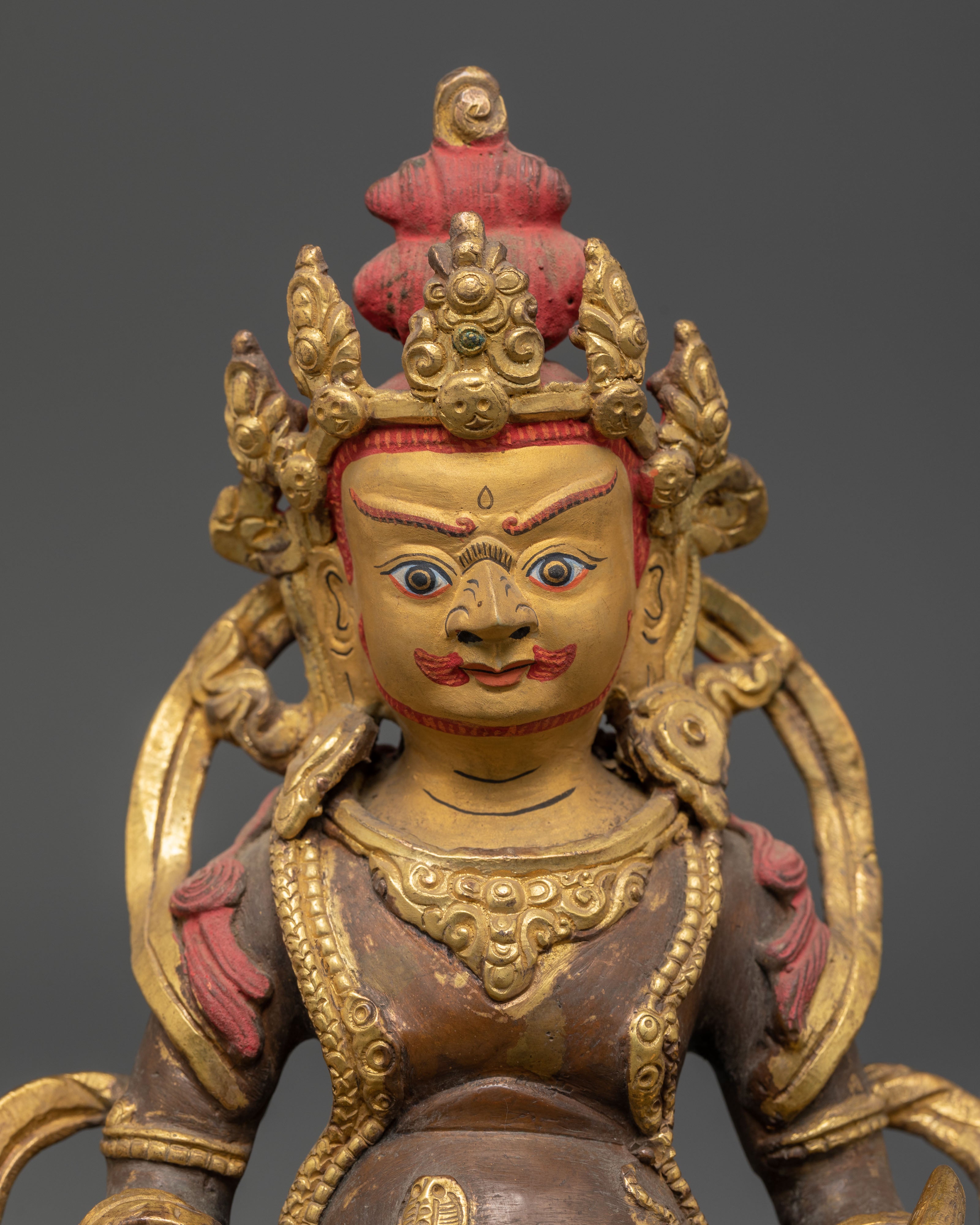 Sculpture of Abundance Icon Lord Dzambhala | Protector of Wealth