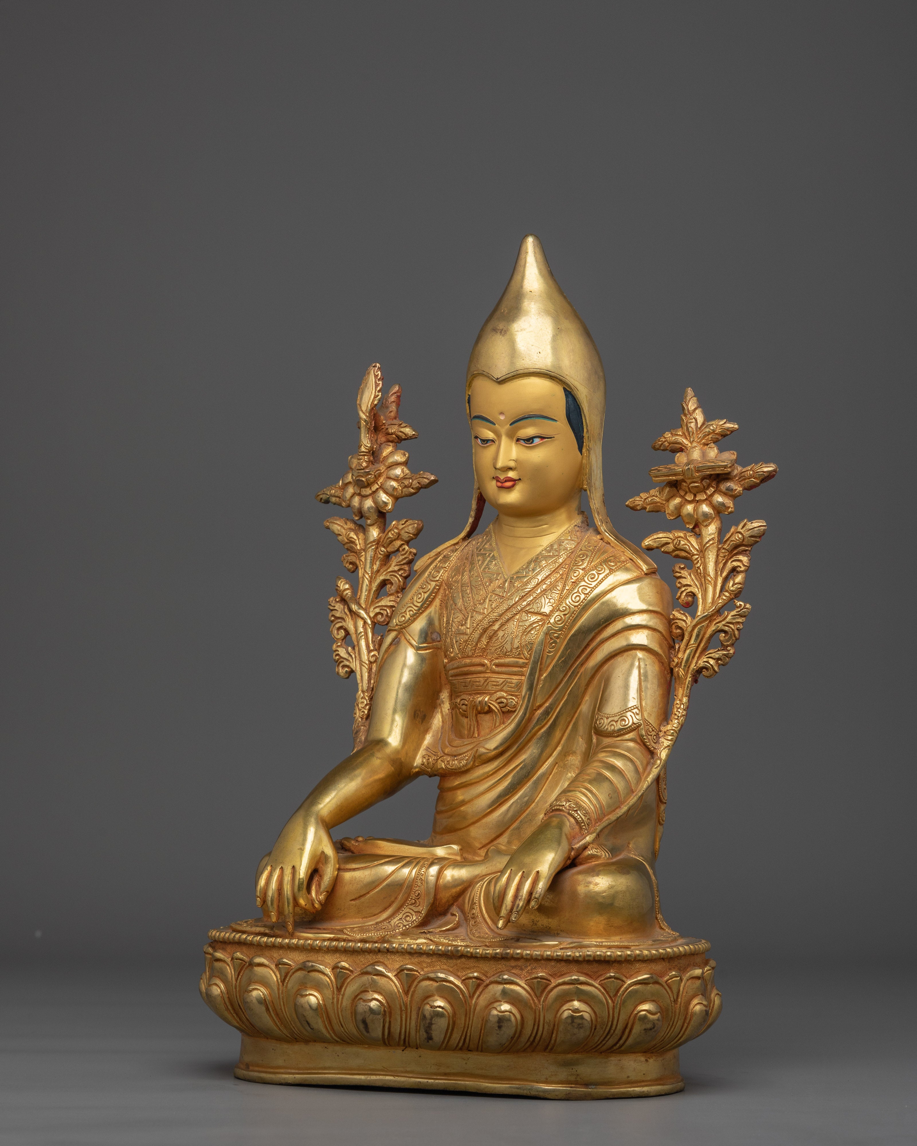 Longchenpa Statue: Tibetan Scholar of Nyingma School
