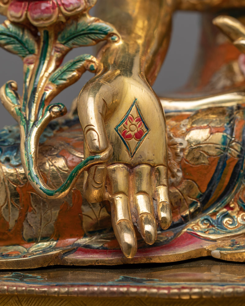 The Medicine Buddha Handcrafted Statue | Healing and Well-being Embodied