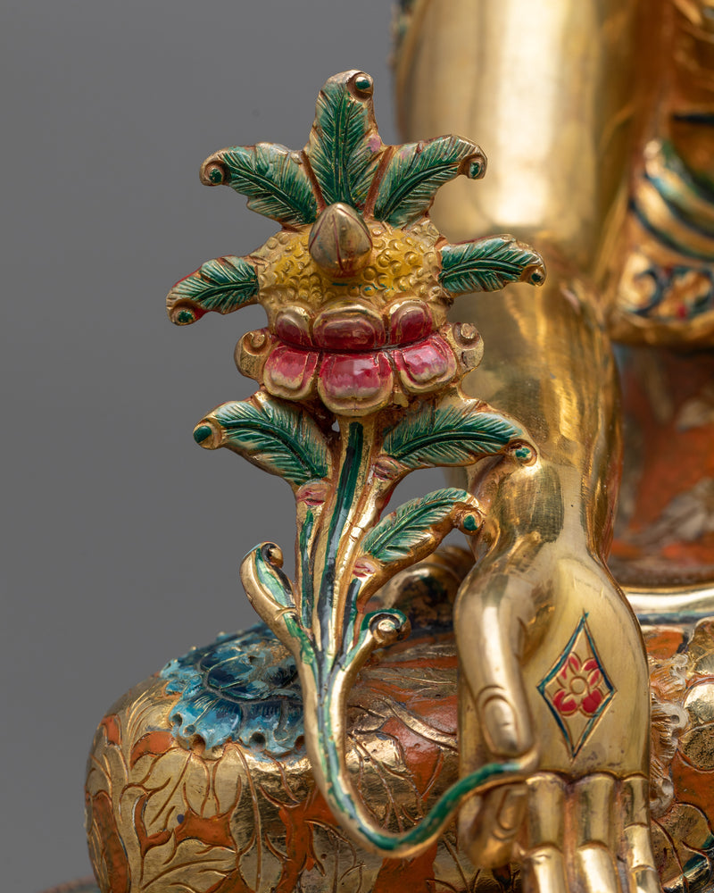The Medicine Buddha Handcrafted Statue | Healing and Well-being Embodied