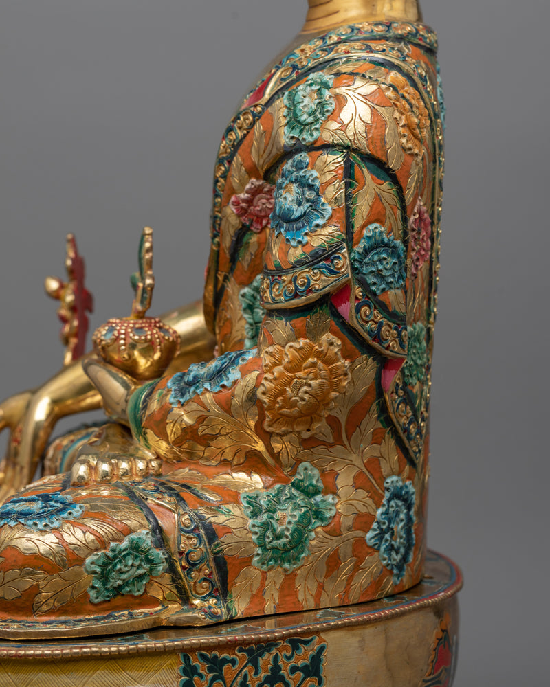 The Medicine Buddha Handcrafted Statue | Healing and Well-being Embodied
