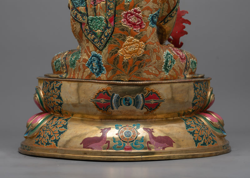 The Medicine Buddha Handcrafted Statue | Healing and Well-being Embodied