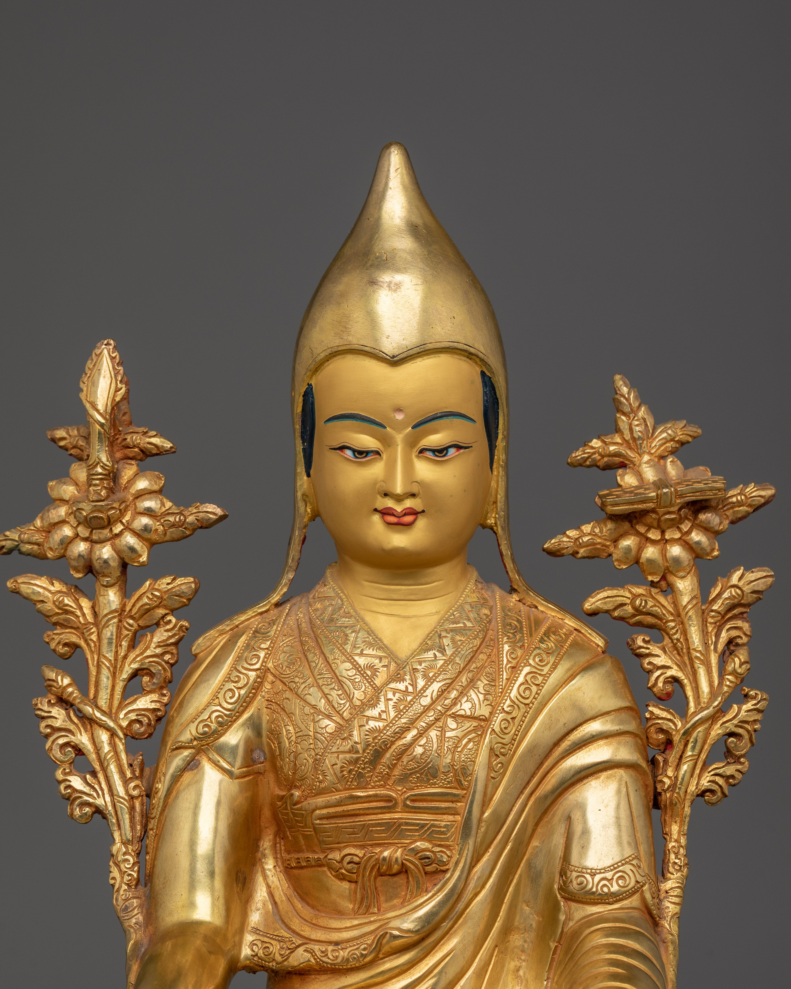 Longchenpa Statue: Tibetan Scholar of Nyingma School