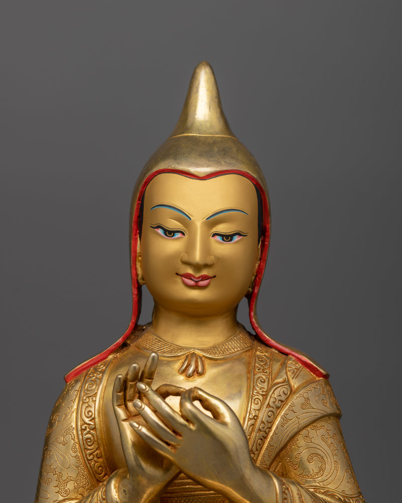 Buddhist Religious Leader and Master Atisa Statue | Traditional Handcrafted Art