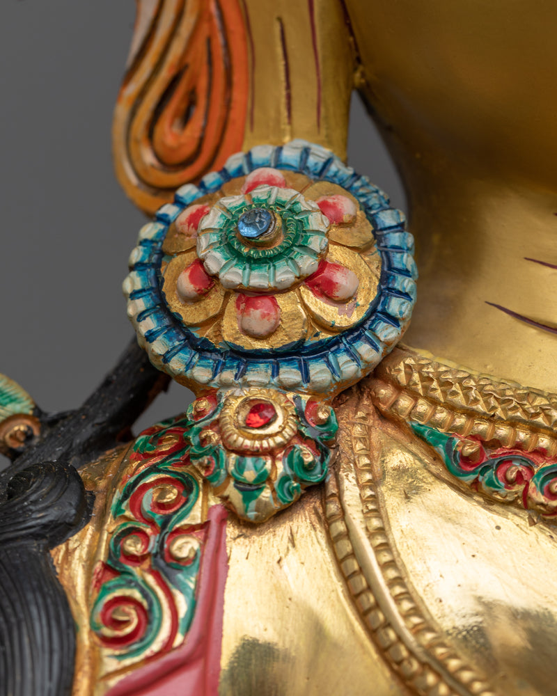 The Beautiful Green Tara Sculpture | Embrace Compassion and Protection