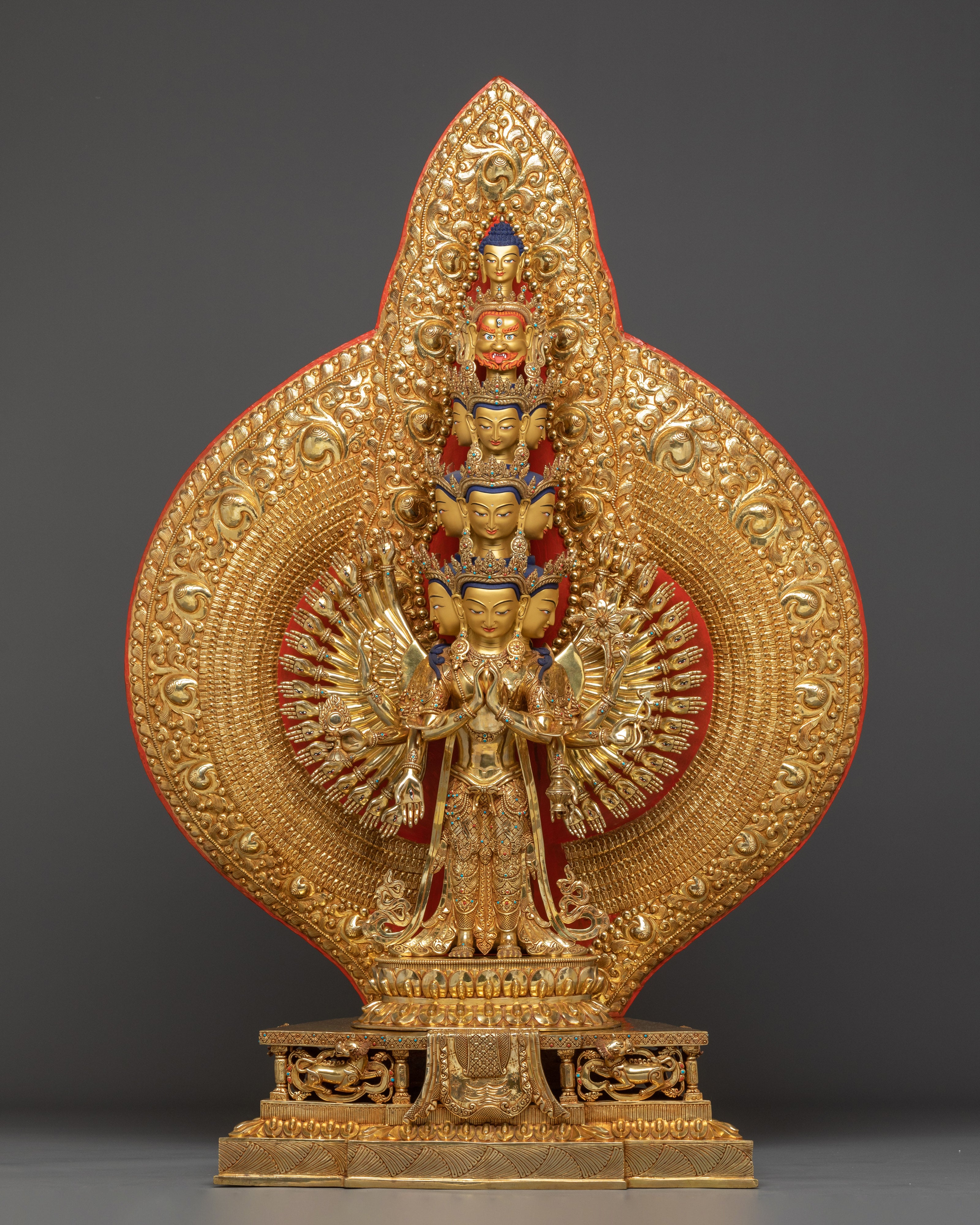 Thousand Armed Chenrezig  Statue: Bodhisattva of Compassion