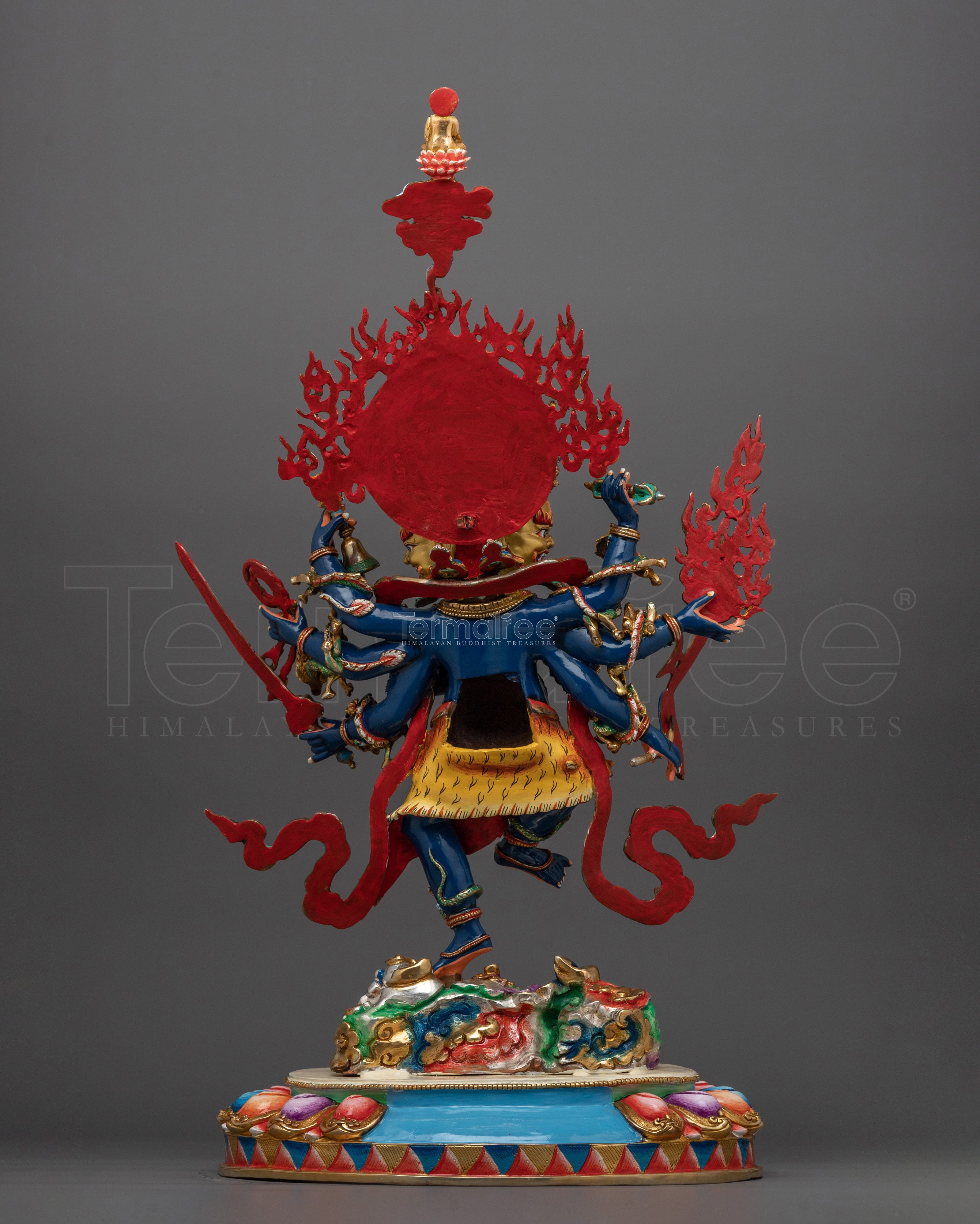 Hindu Mythology Vajrapala Ucchusma Statue | Guardian of Wisdom and Power