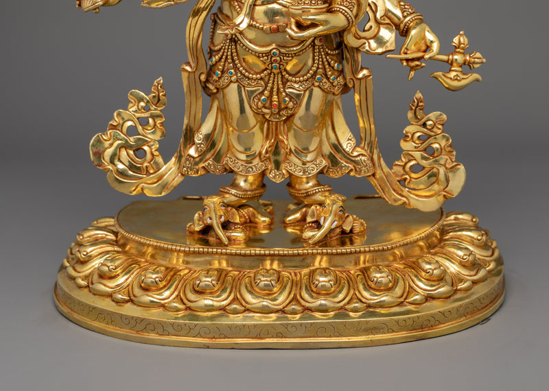 Six Armed White Mahakala Protector of Prosperity | Guardian of Wealth and Abundance