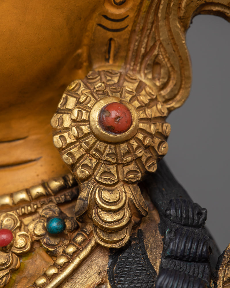Enlightened Monju Bosatsu Manjushri Statue | Master of Philosophy and Teachings