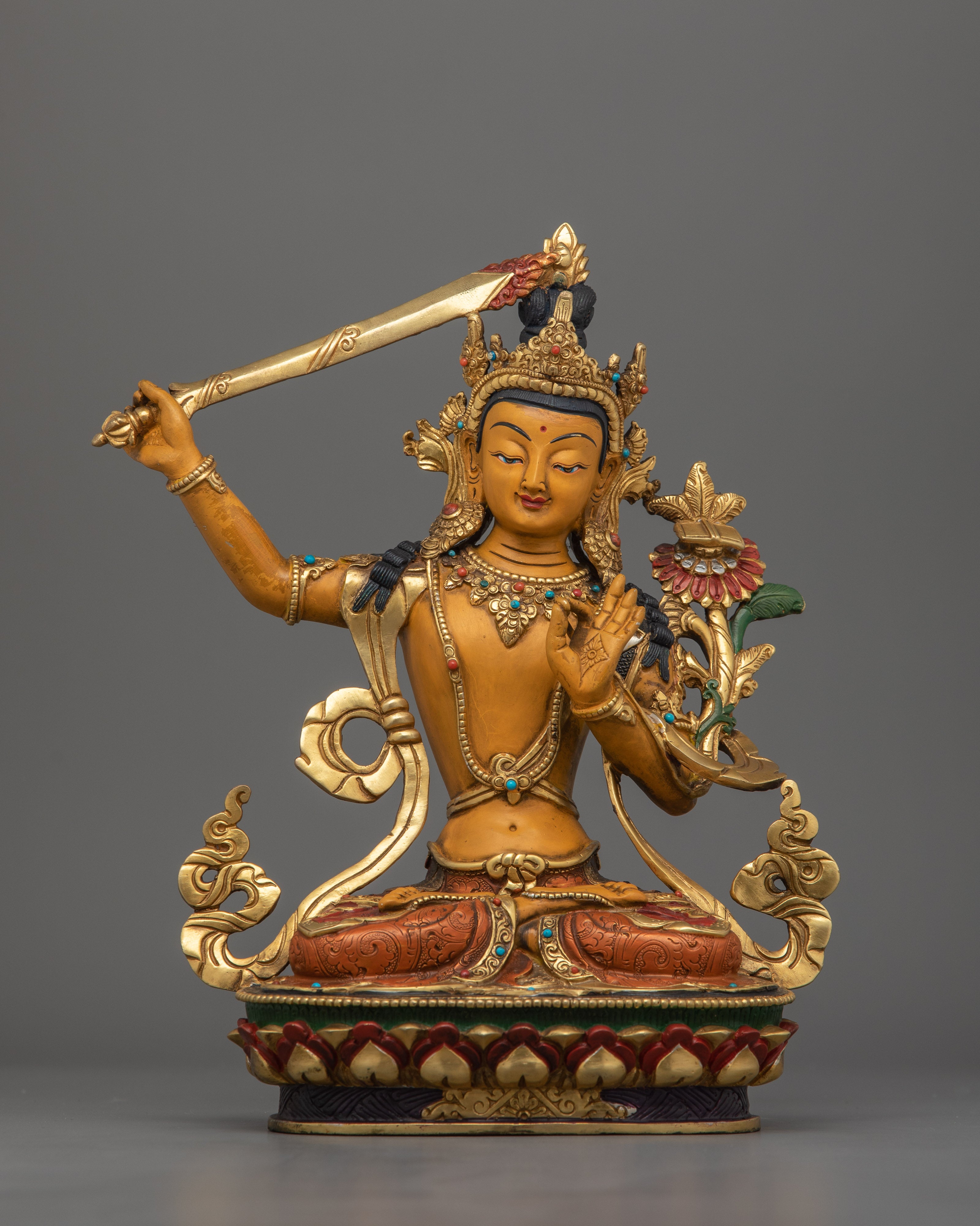 Buddhism Enlightened Bodhisattva Set | Compassion, Longevity, Wisdom, and Purity Art