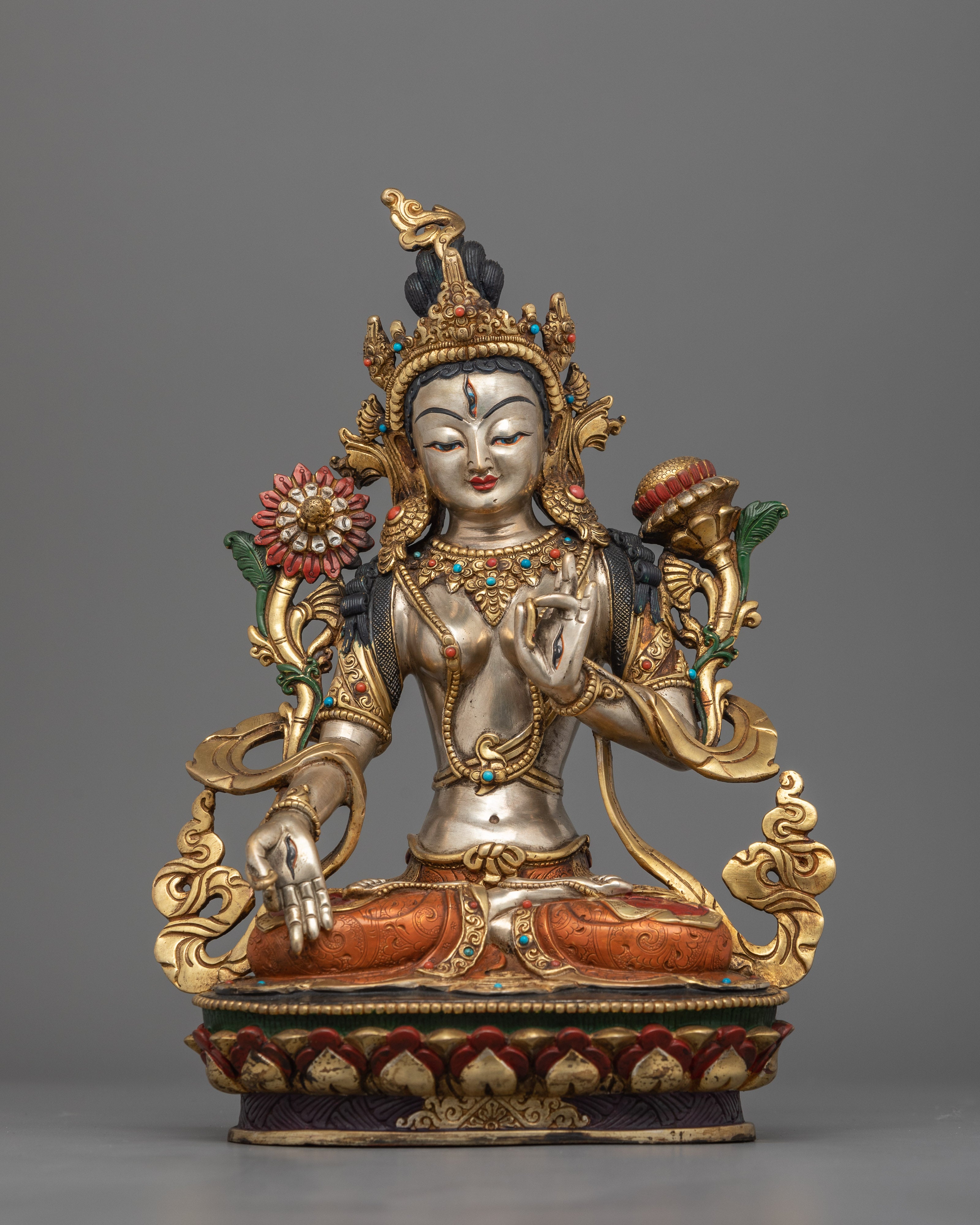 Buddhism Enlightened Bodhisattva Set | Compassion, Longevity, Wisdom, and Purity Art