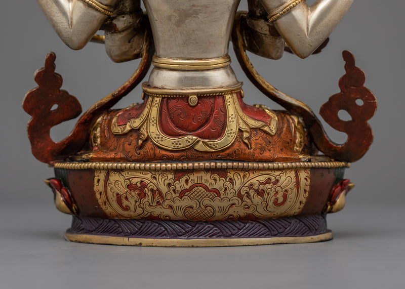 Buddhism Enlightened Bodhisattva Set | Compassion, Longevity, Wisdom, and Purity Art