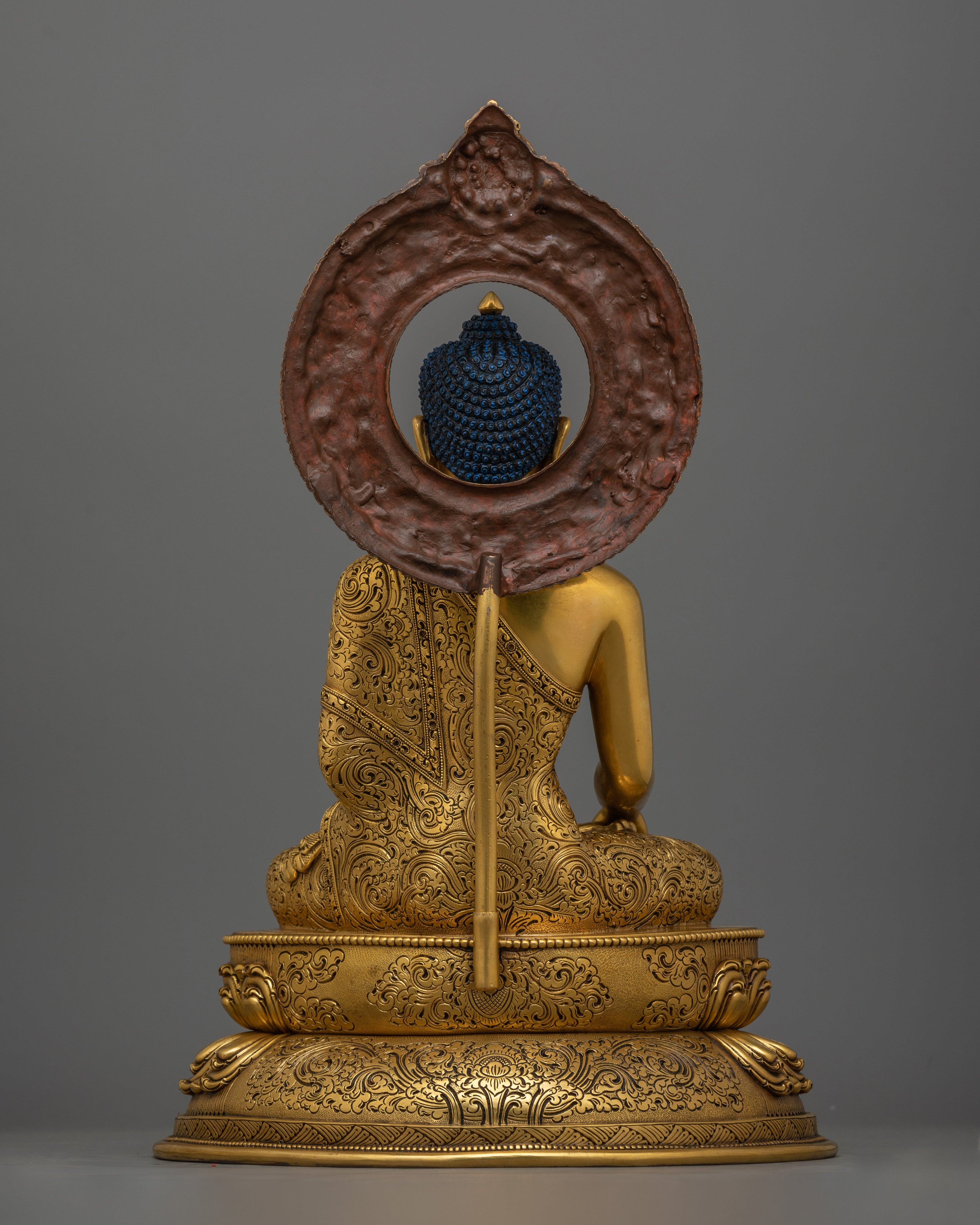 Handcrafted Shakyamuni Buddha Religious Figurine | Spiritual Enlightenment and Meditation Decor