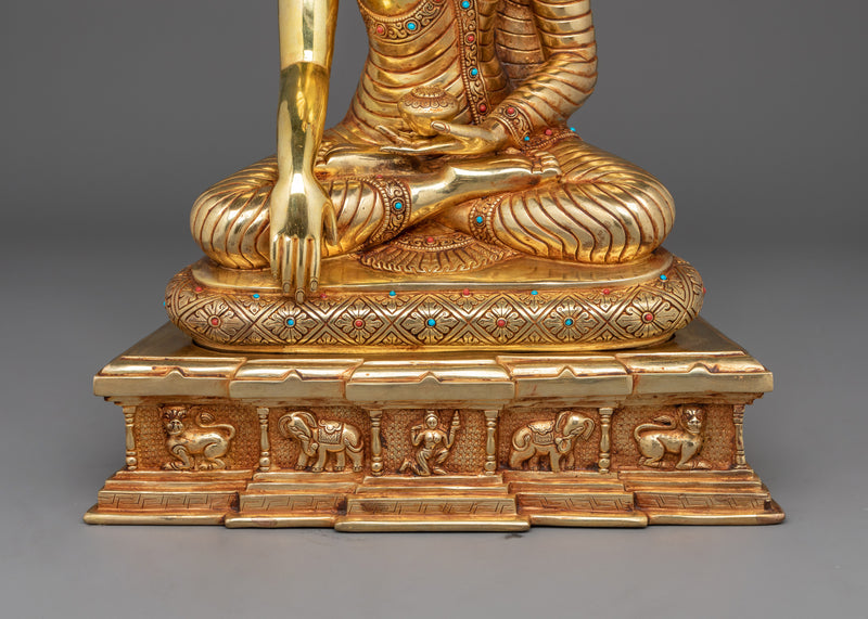 Shakyamuni Buddha Enlightened One Zen Decor | Serene Spiritual Decor and Dharma Gift