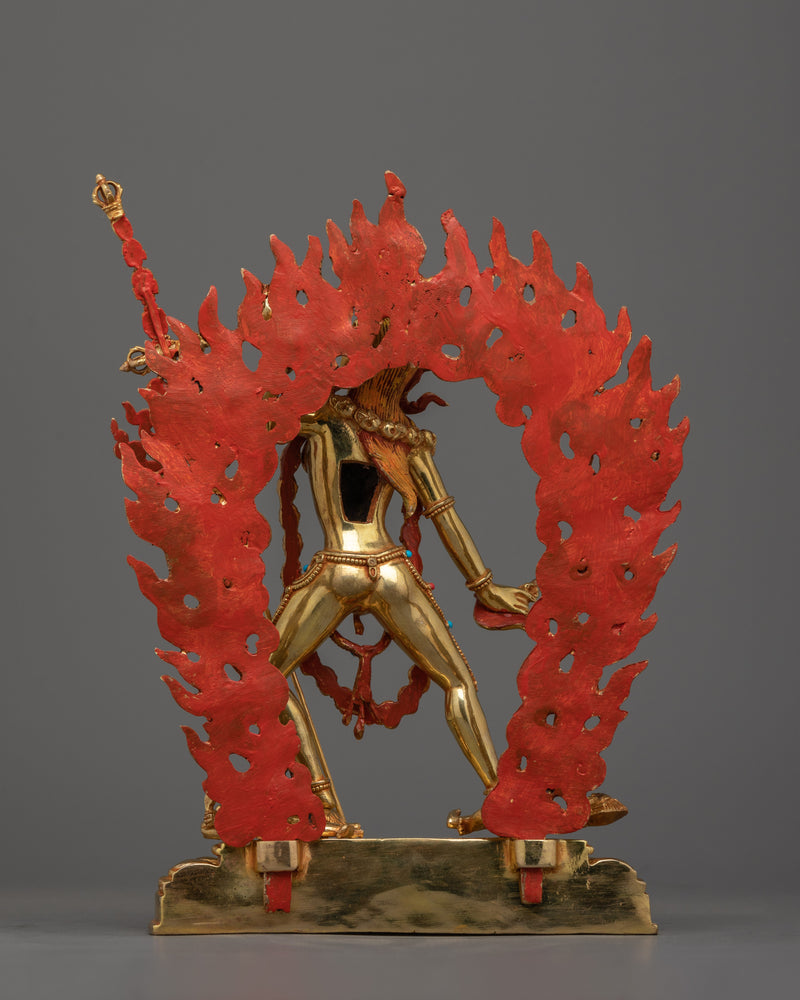Vajrayogini Tibetan Tantric Deity with Fierce Wisdom Statue | The Powerful Divine Red Yogini