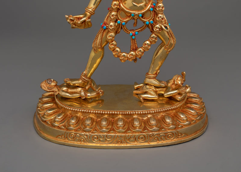 Vajrayogini Tibetan Tantric Deity with Fierce Wisdom Statue | The Powerful Divine Red Yogini