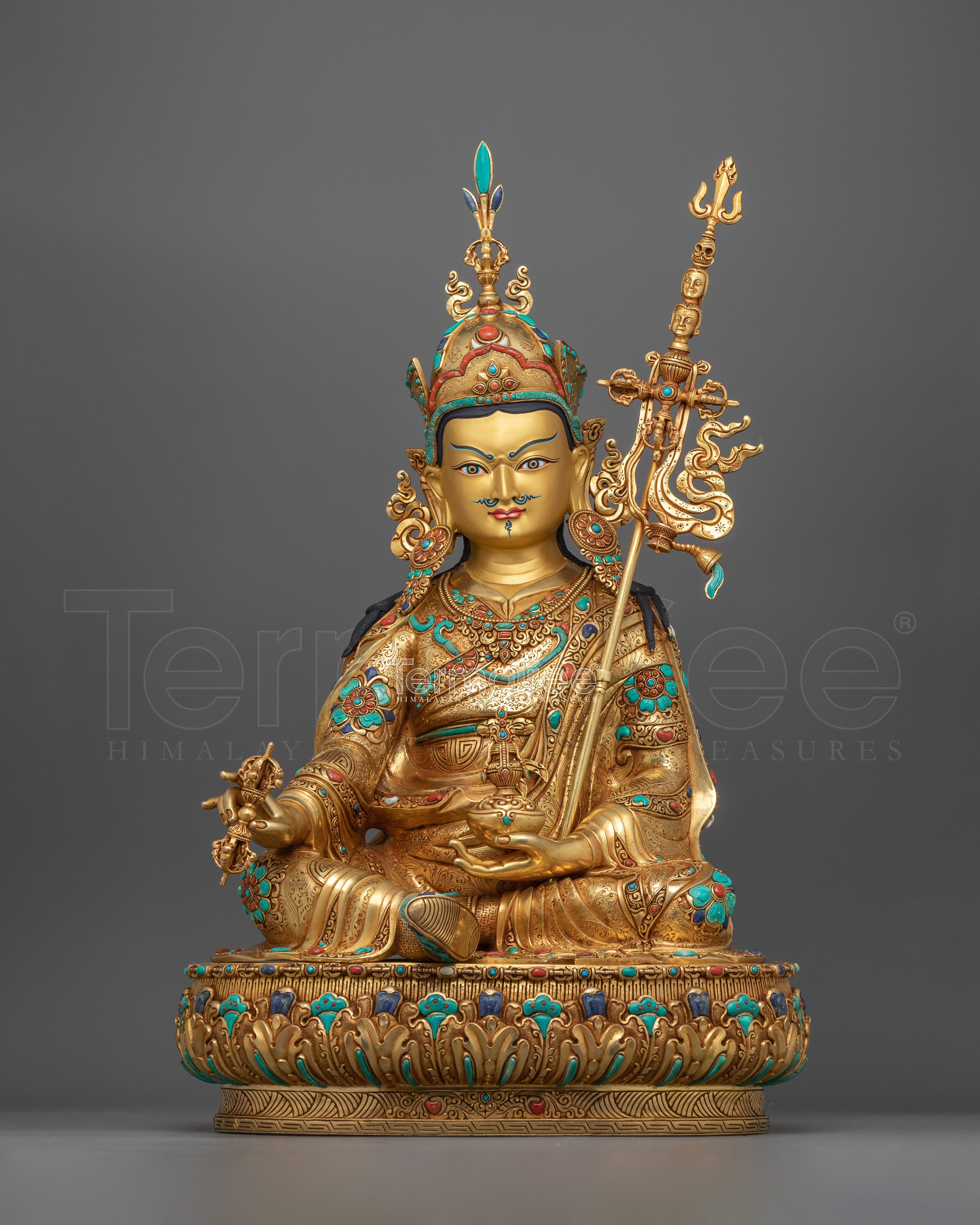 Tantric Guru Padmasambhava Master Sculpture | Vajrayana Teachings Rinpoche