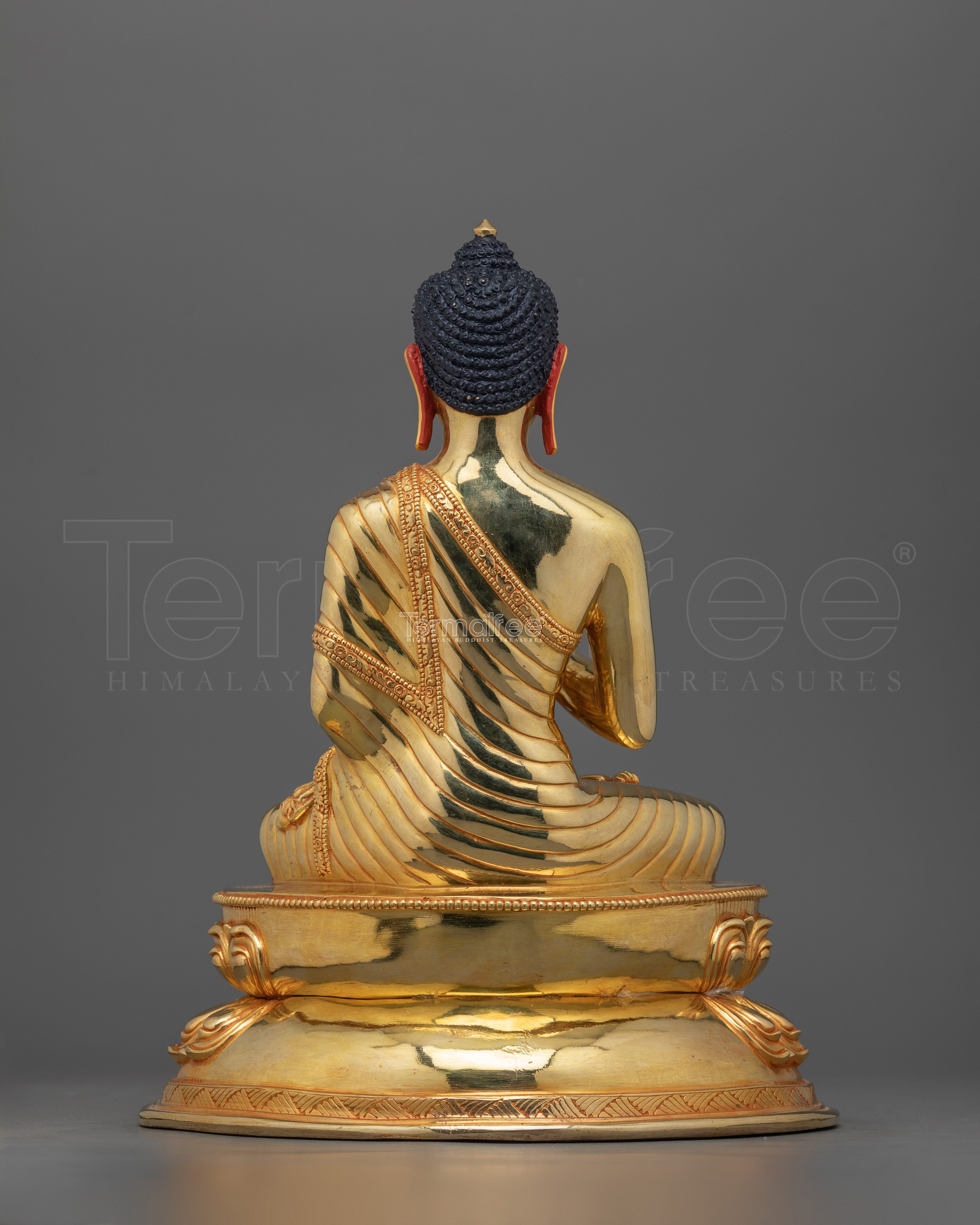 The Statue of Amogasiddhi Buddha Sculpture | Vajrayana Buddhism Dhyani Buddha