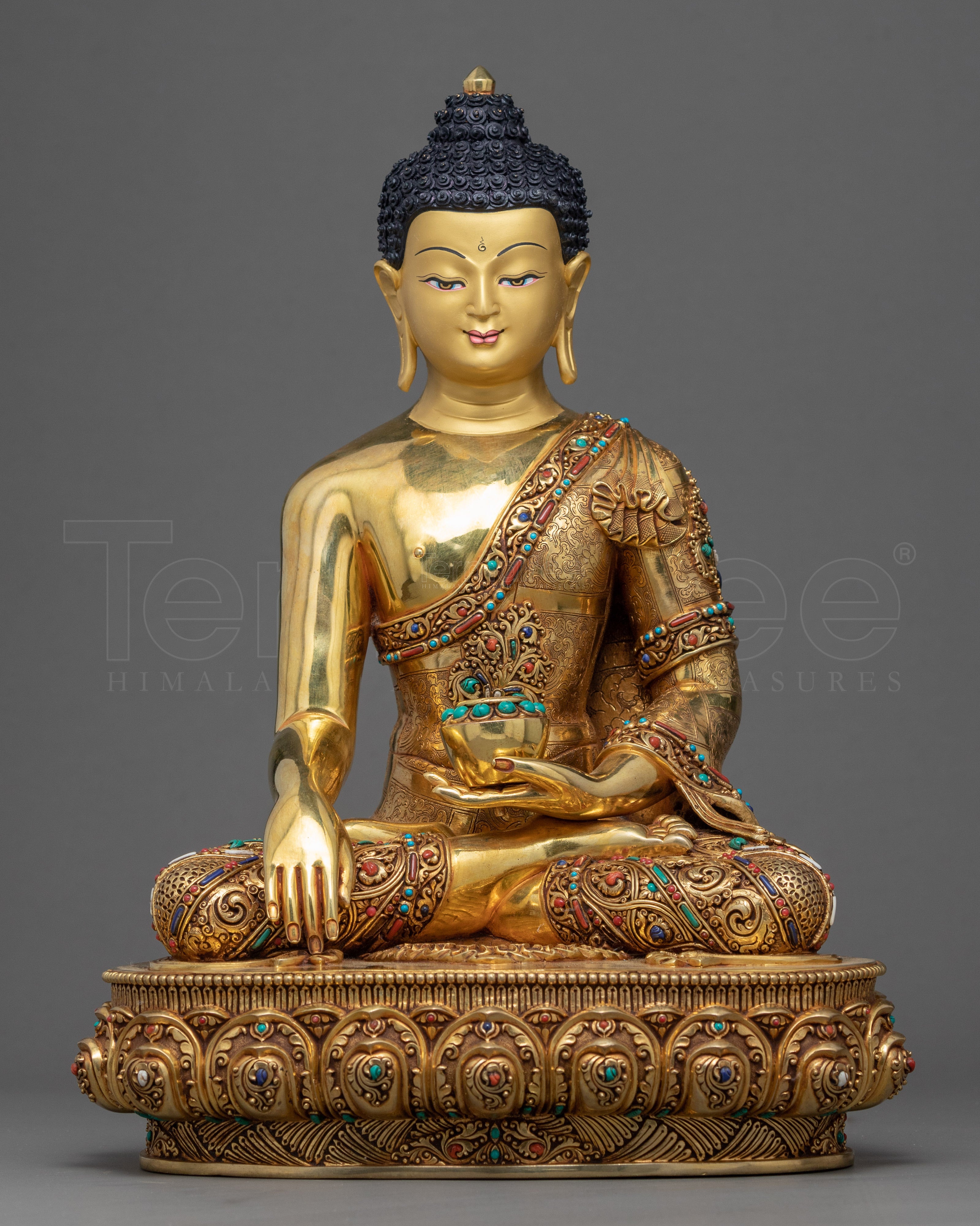 Buddha Shakyamuni Tibetan Art | Traditionally Hand Crafted Statue