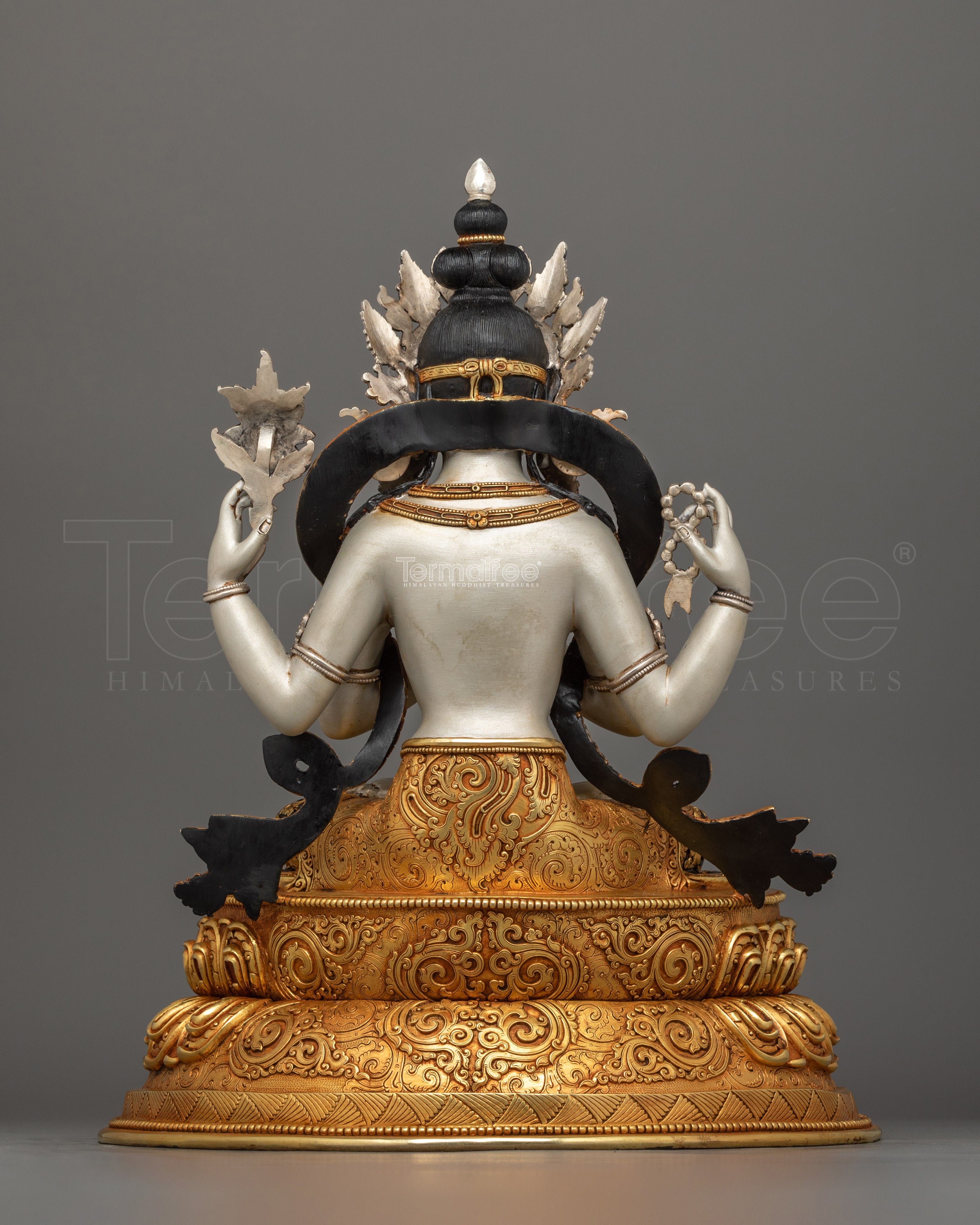 Tibetan Buddhist Chenrezig Compassion Deity | Divine Buddhist Masterpiece