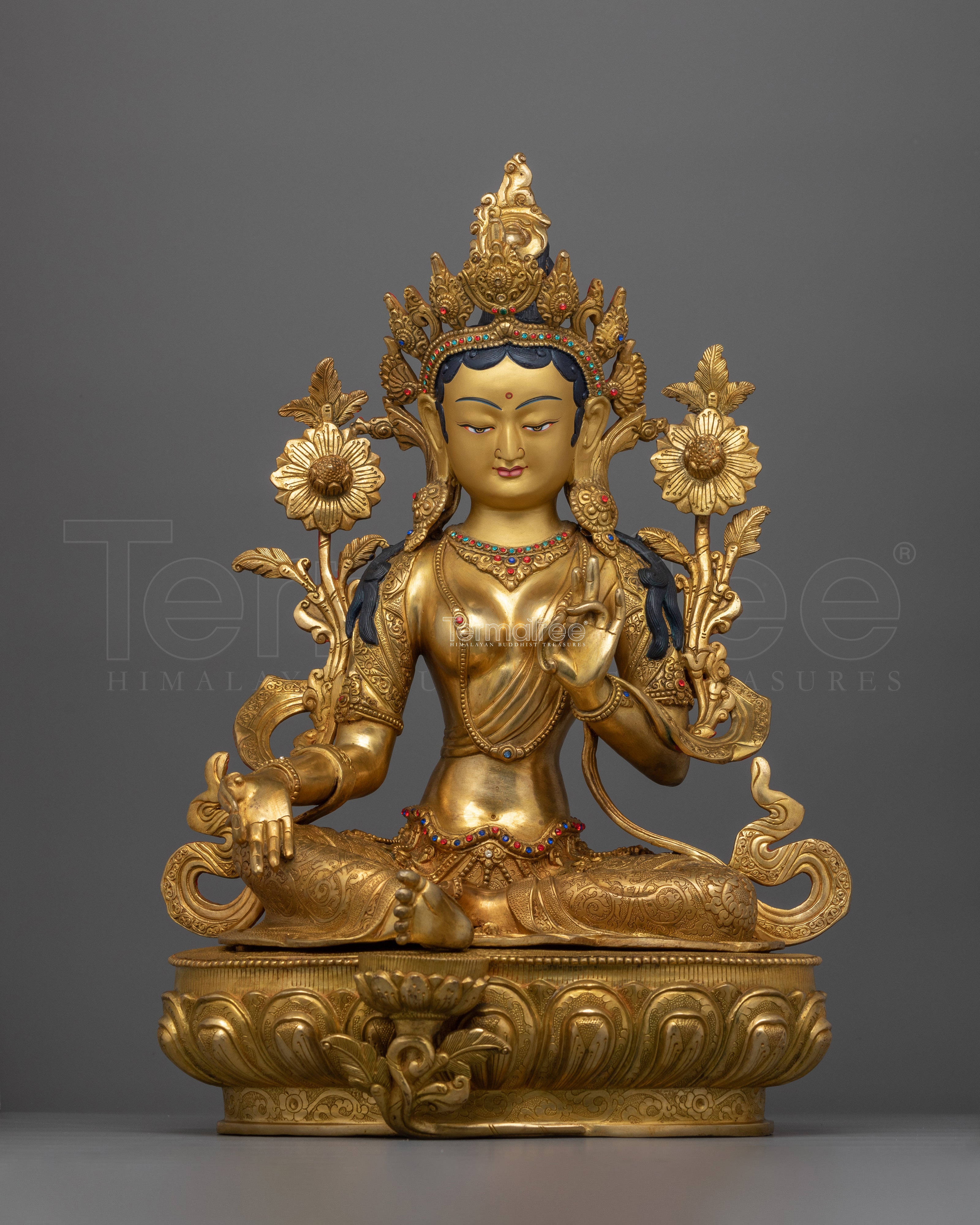 Lord Syamatara Statue (Green Tara) | The Embodiment of Compassion