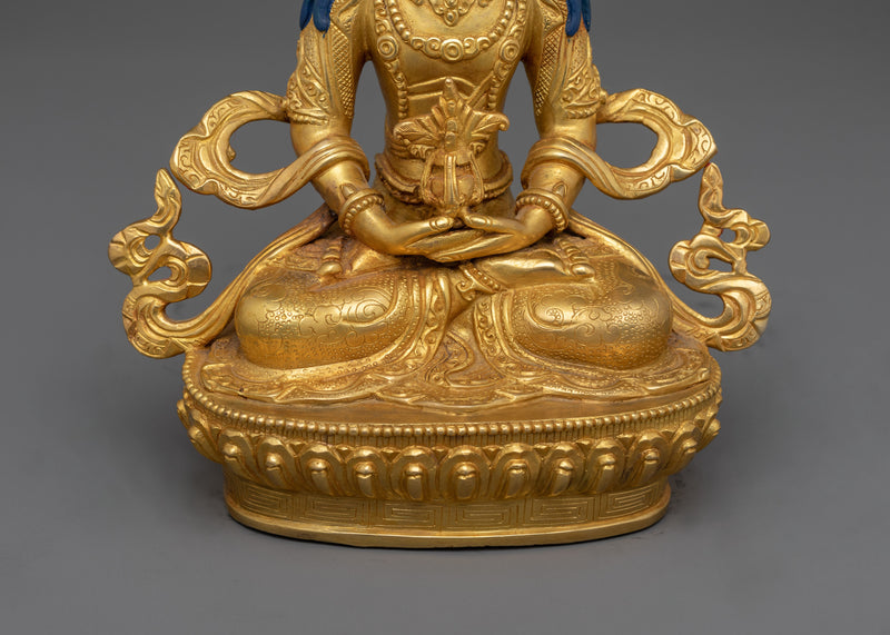Amitayus Longevity Sculpture For Sacred Spaces | Symbol of Health and Prosperity