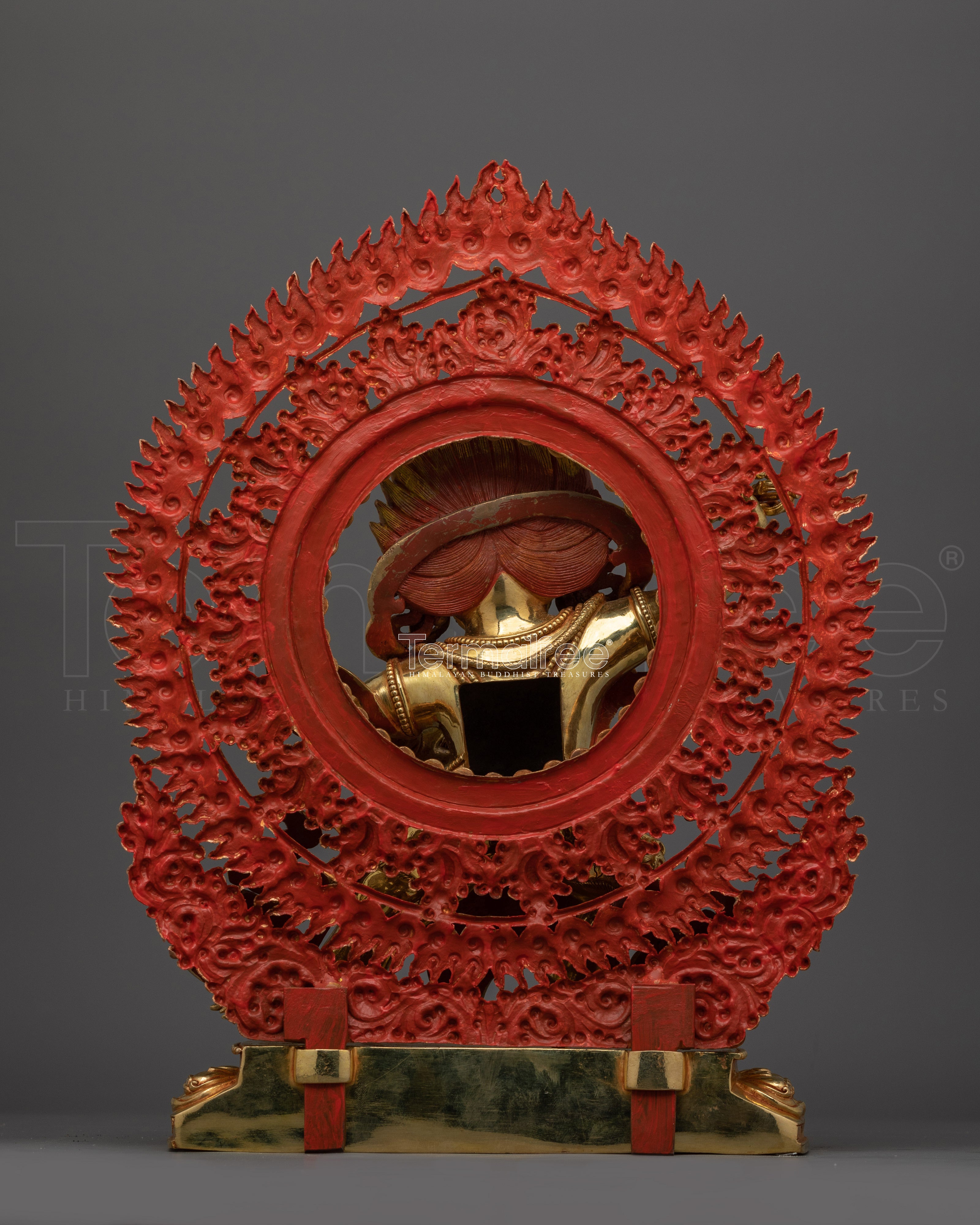 The Wrathful Deity Chana Dorji Statue (Vajrapani) | Protector of The Buddha's Teachings