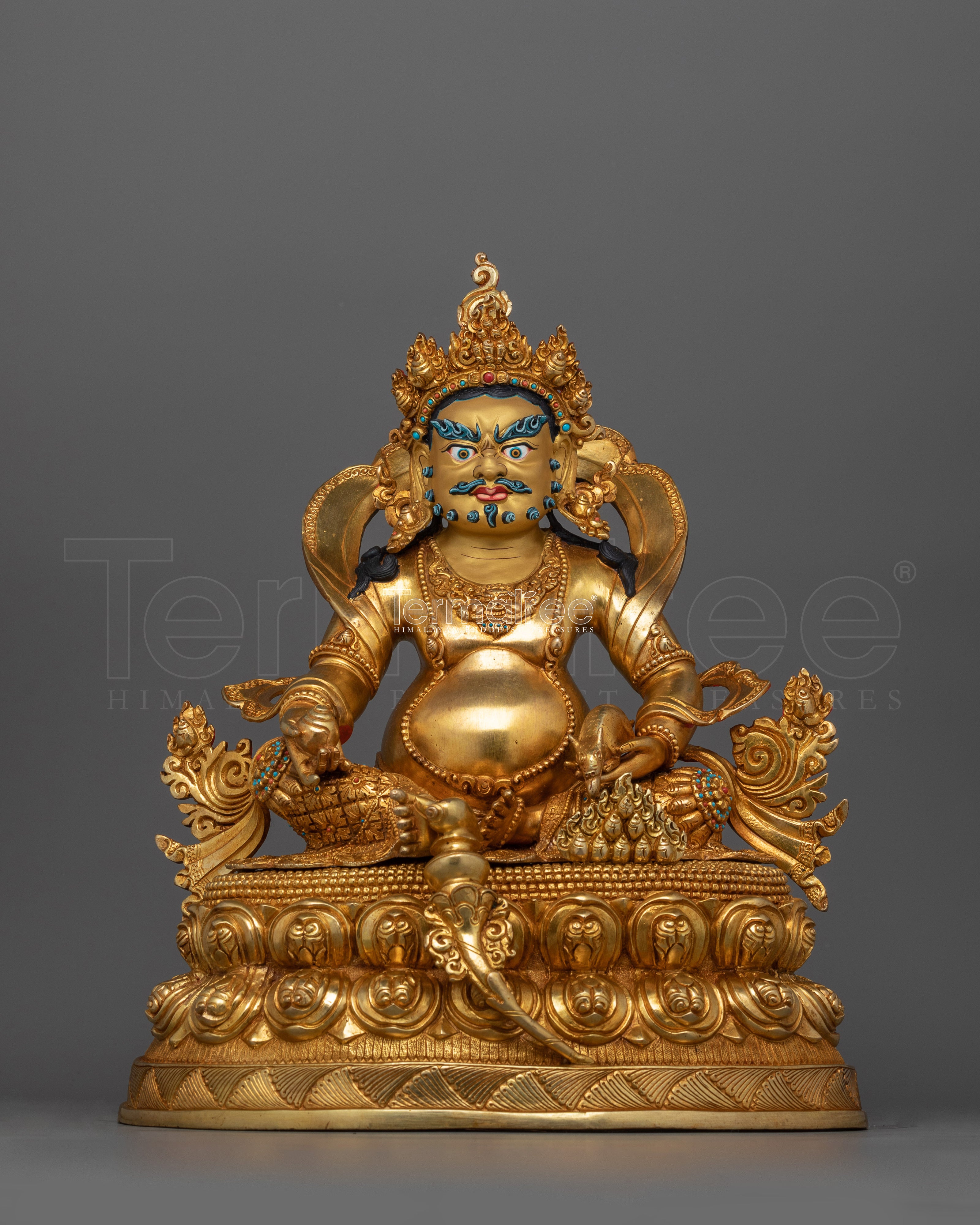 An Abundance of Wealth Dzambhala Statue | Representing Wealth and Generosity