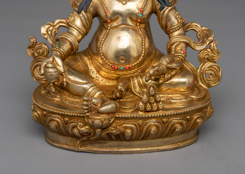 Dzambhala the Wealth Deity In Buddhism Statue | Material Wealth and Spiritual Prosperity