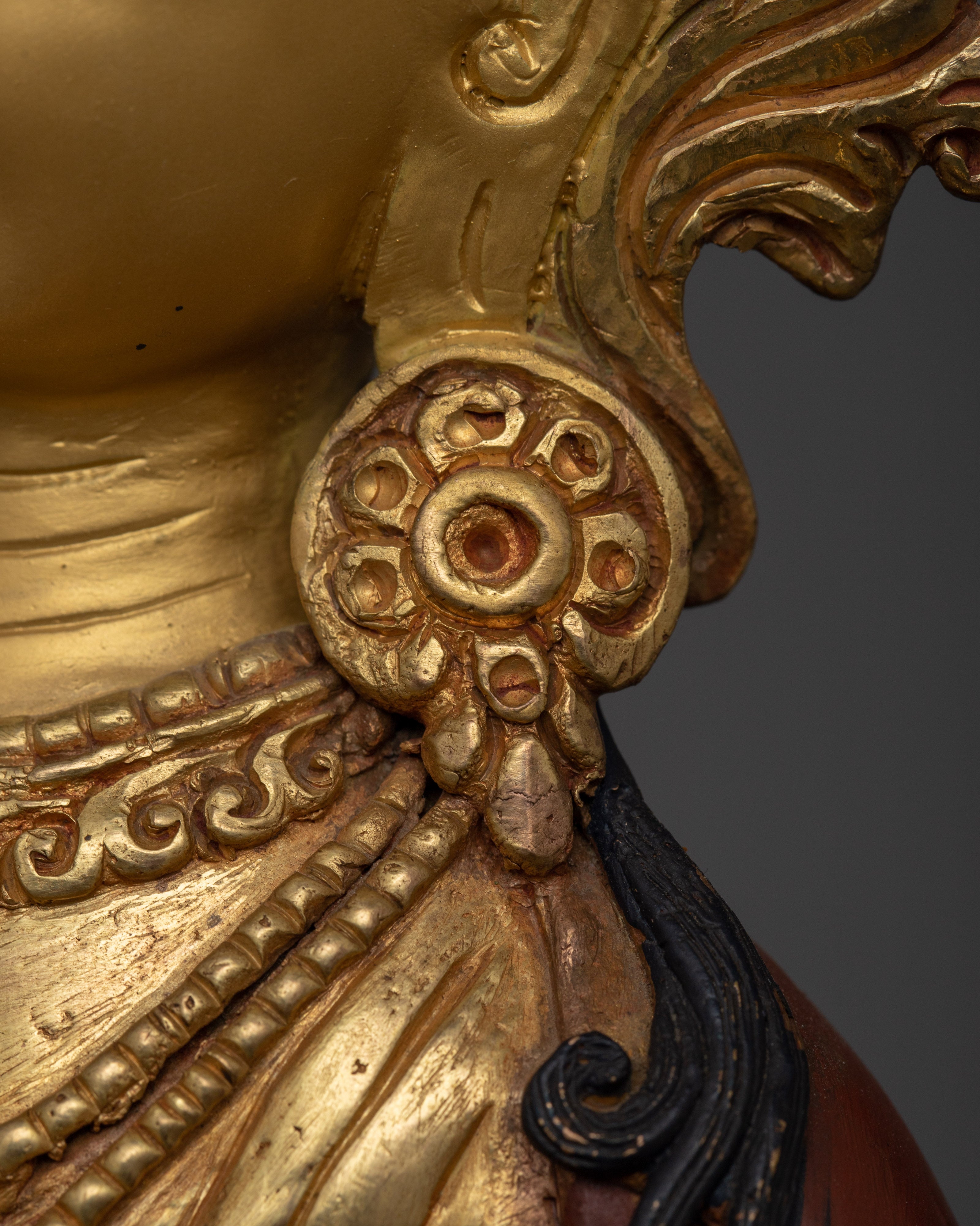 Vajrasattva Deity of Purification Figurine For Dharma Decor | Tibetan Dorje Sempa