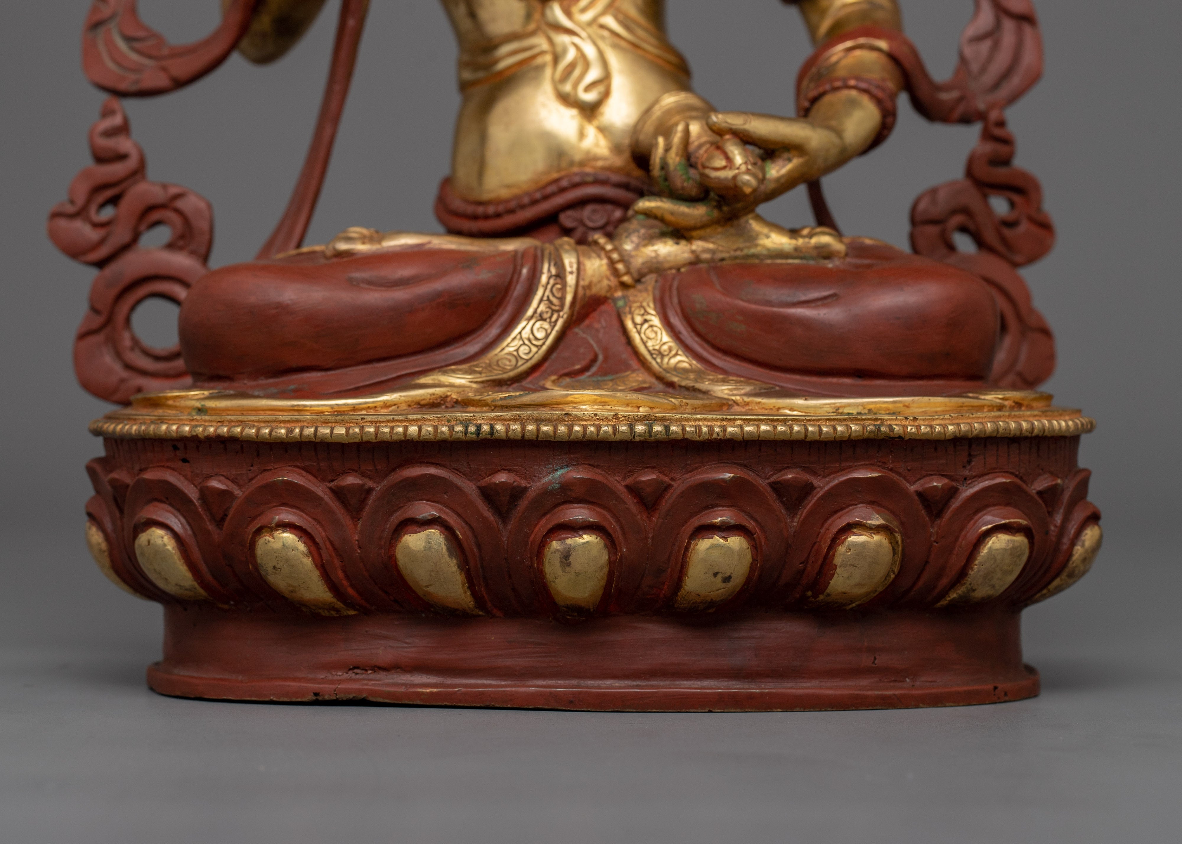 Vajrasattva Deity of Purification Figurine For Dharma Decor | Tibetan Dorje Sempa