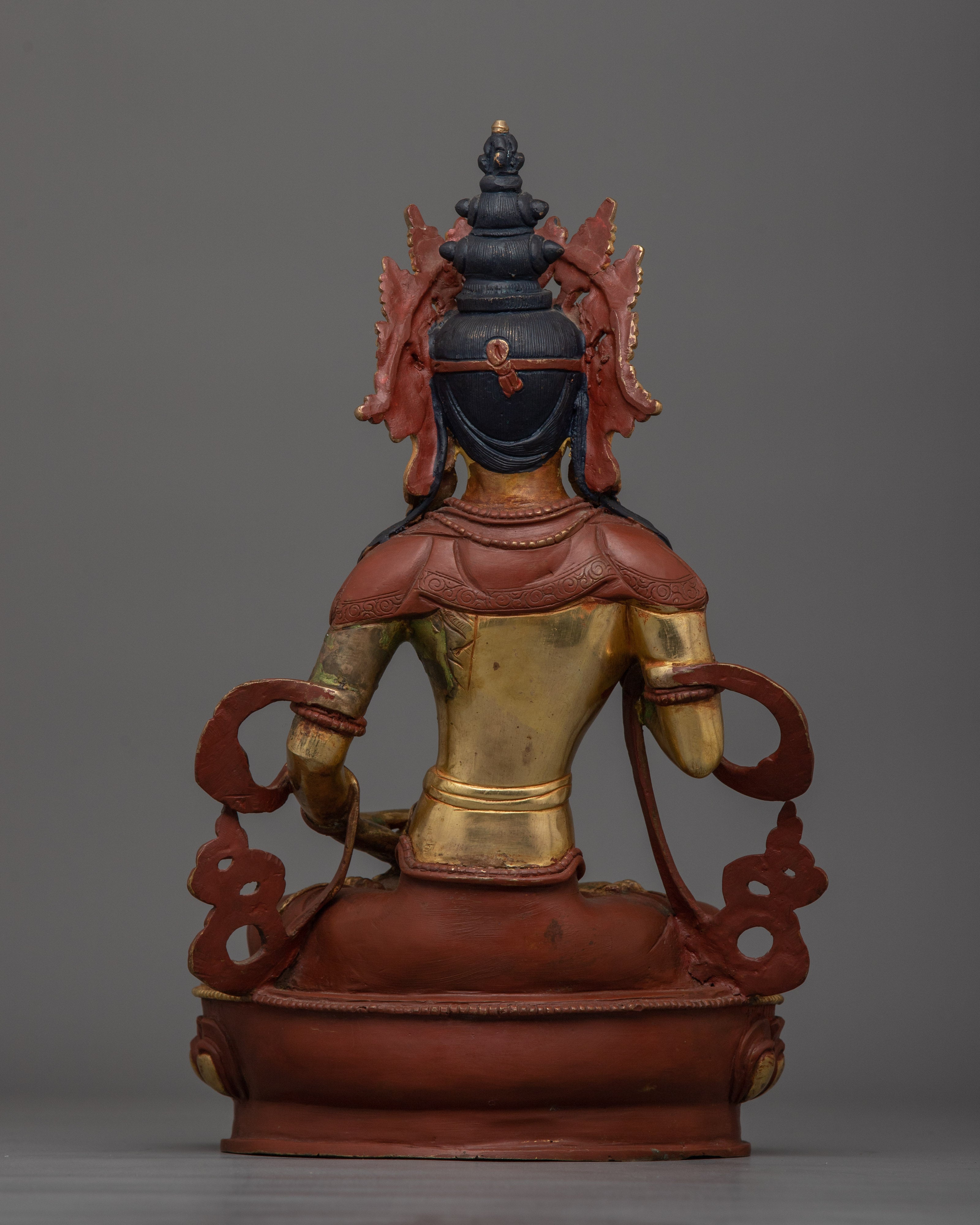 Vajrasattva Deity of Purification Figurine For Dharma Decor | Tibetan Dorje Sempa