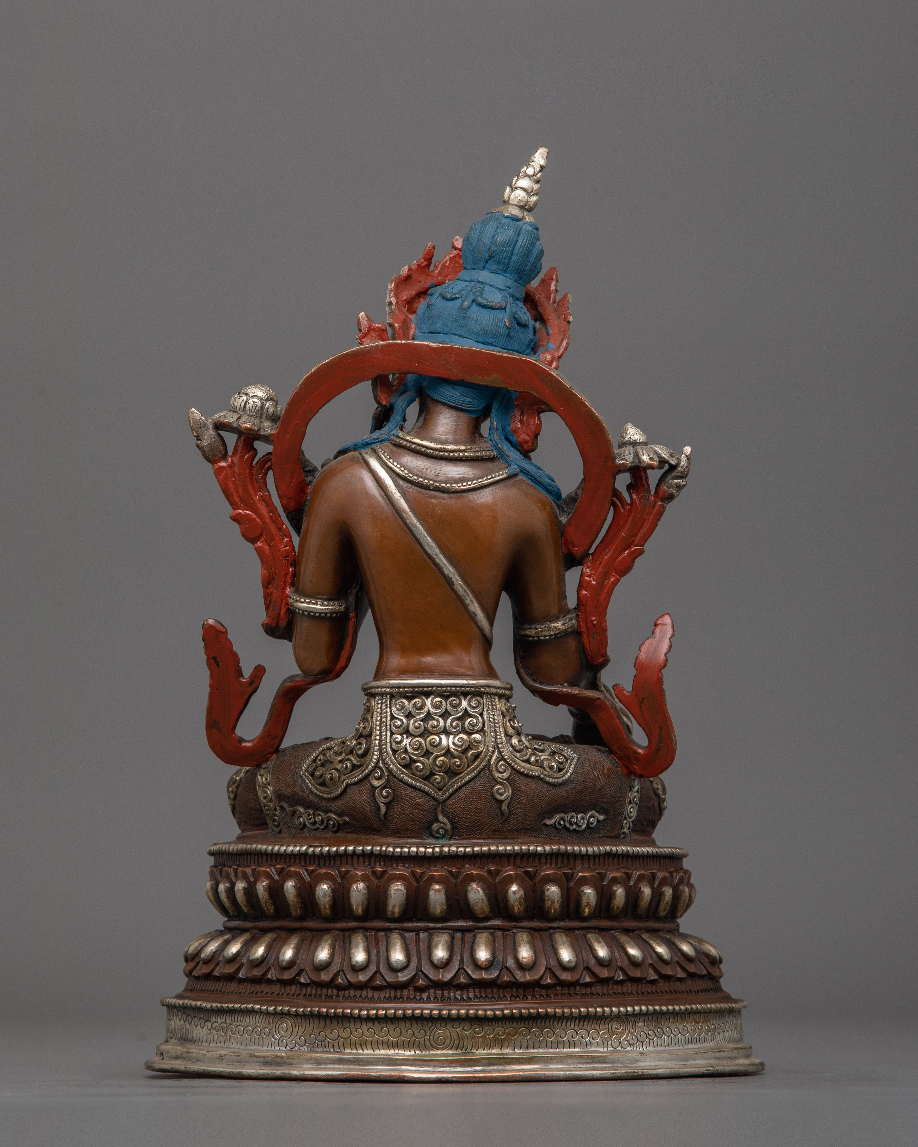 Healing Deity Sitatara (White Tara) Statue | Known For Her Profound Compassion