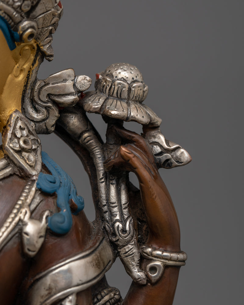 Compassionate Protector Avalokiteshvara Sculpture | Traditional Sculpture of Chenrezig