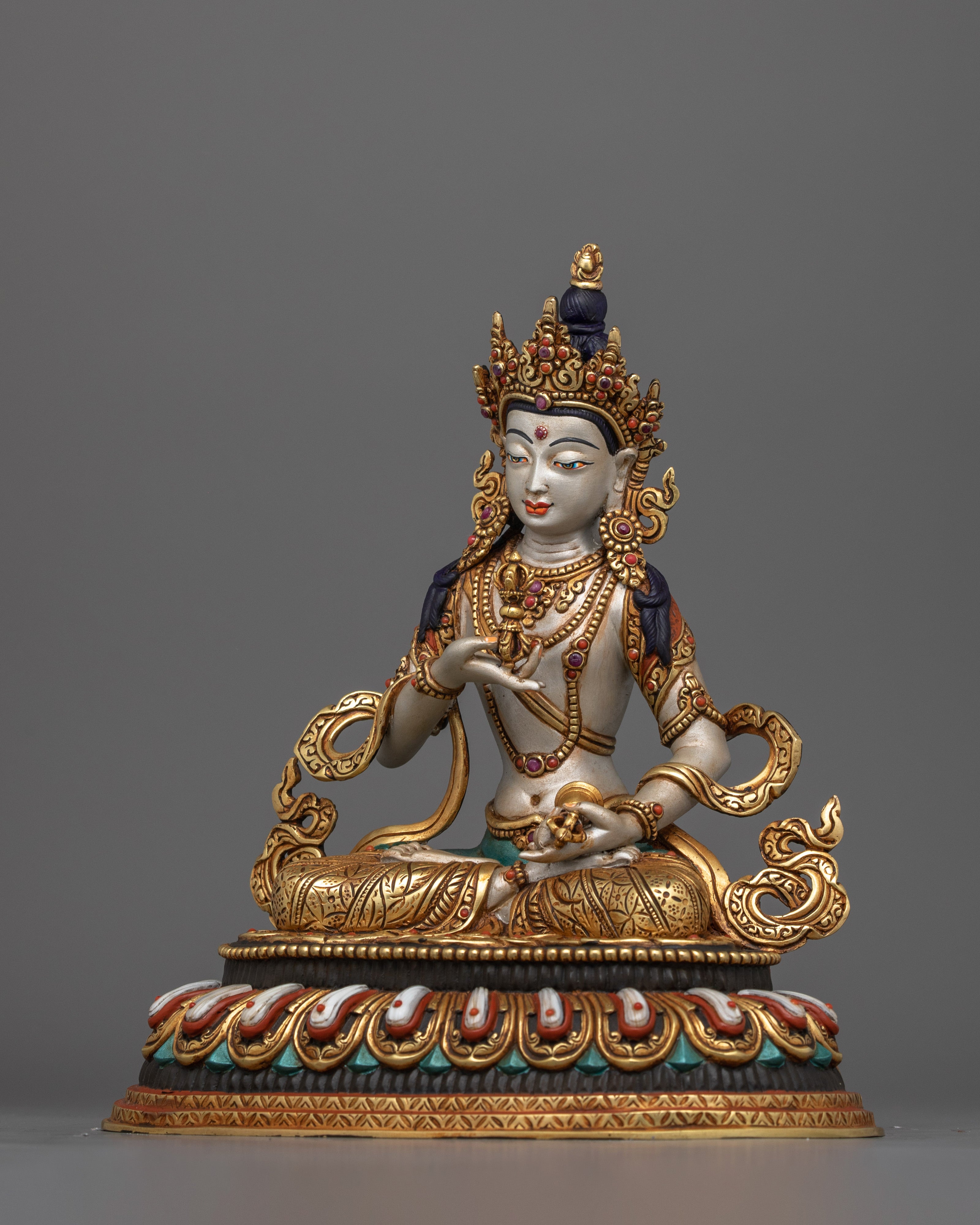 Vajrasattva Lord of Purification Sculpture | Tibetan Buddhist Figurine