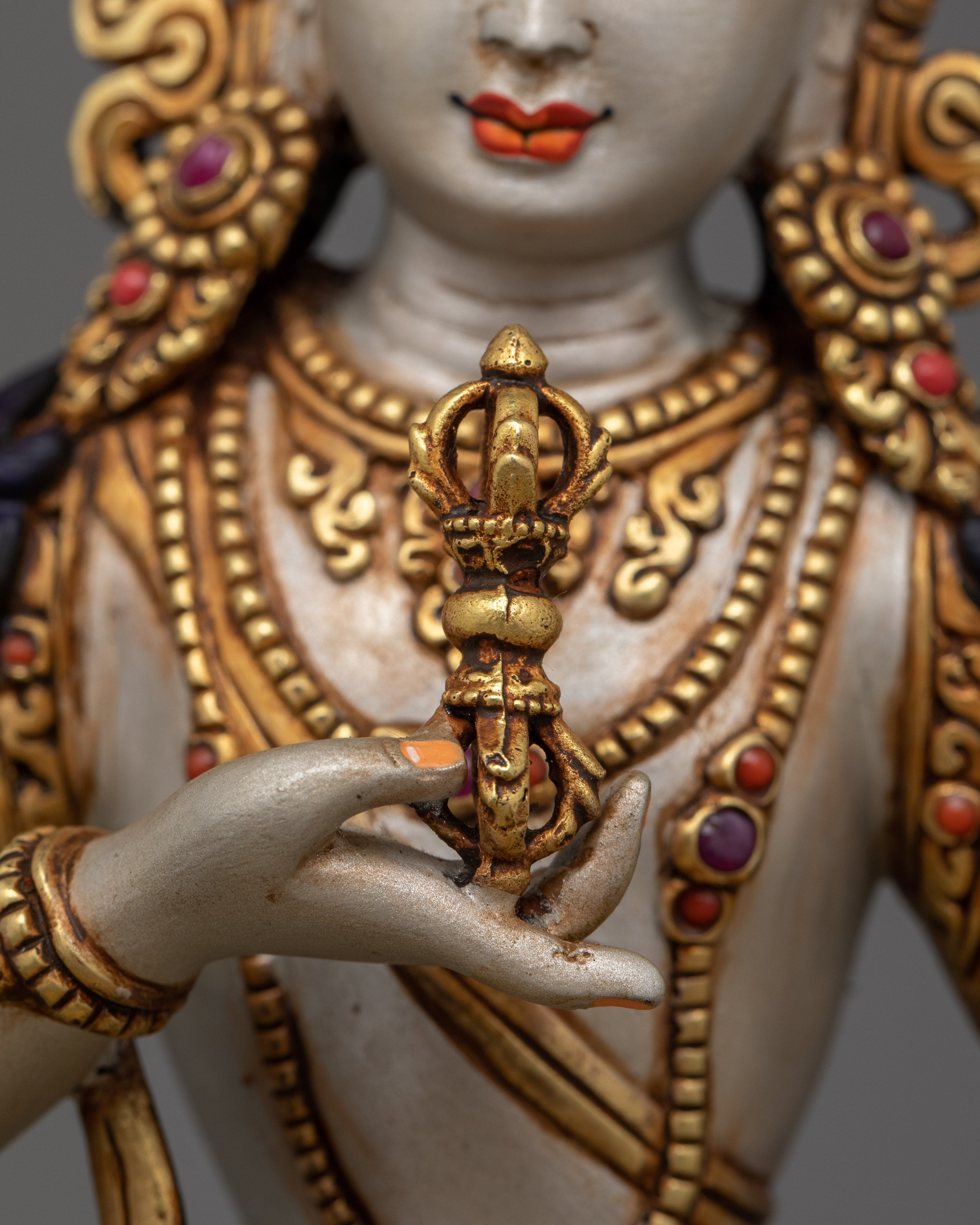 Vajrasattva Lord of Purification Sculpture | Tibetan Buddhist Figurine